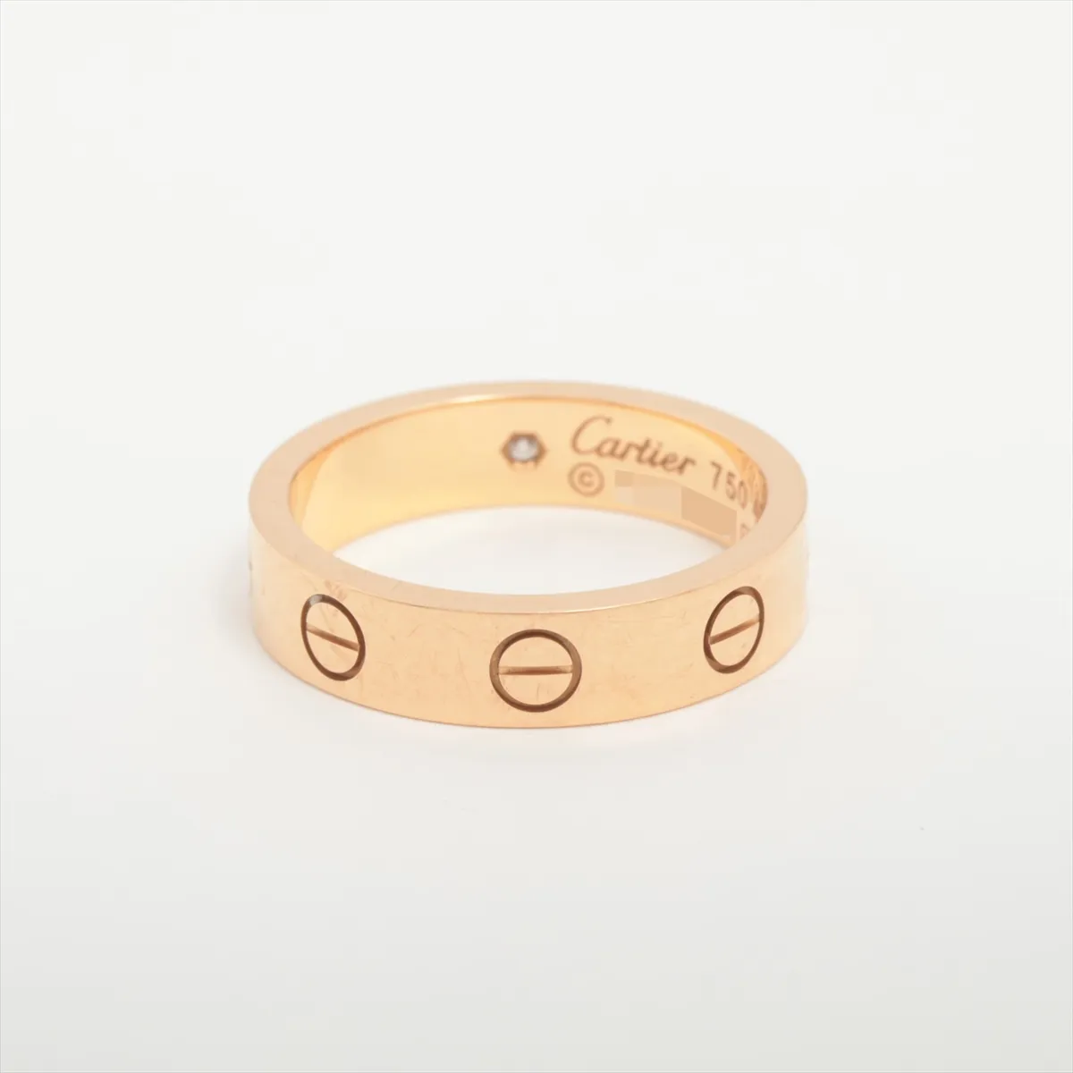 Mini Love 1P Diamond Ring 750(PG) 4.4g 48 OZ9385 — view 2