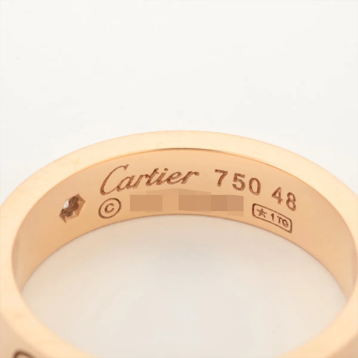 Mini Love 1P Diamond Ring 750(PG) 4.4g 48 OZ9385 — view 3