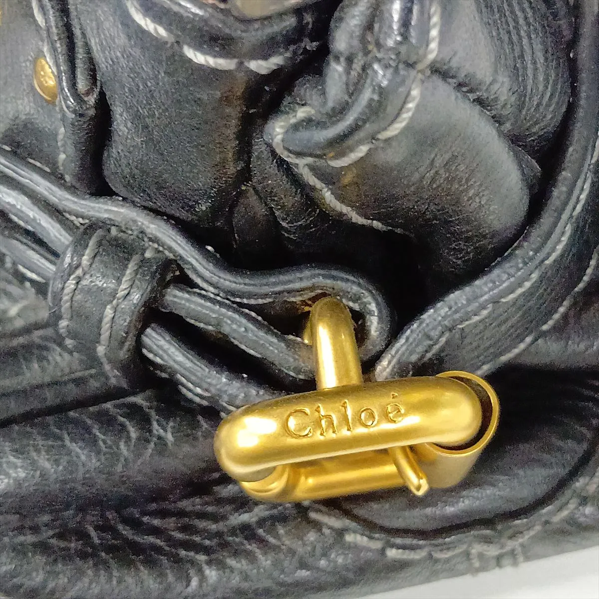 Paddington Leather Handbag, Black — view 15