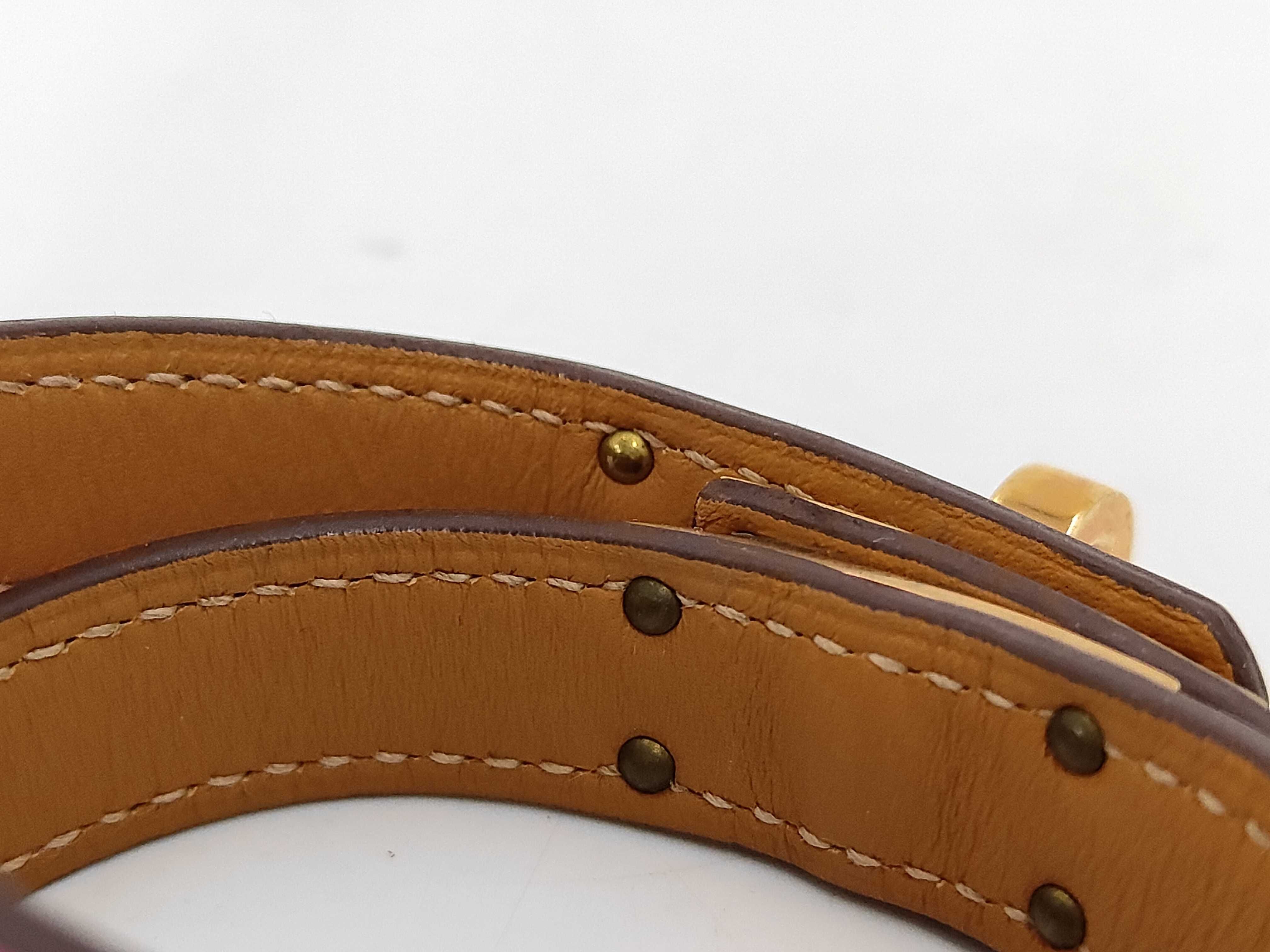 Purple Calf Kelly C Stamp Bracelet/Bangle — view 4