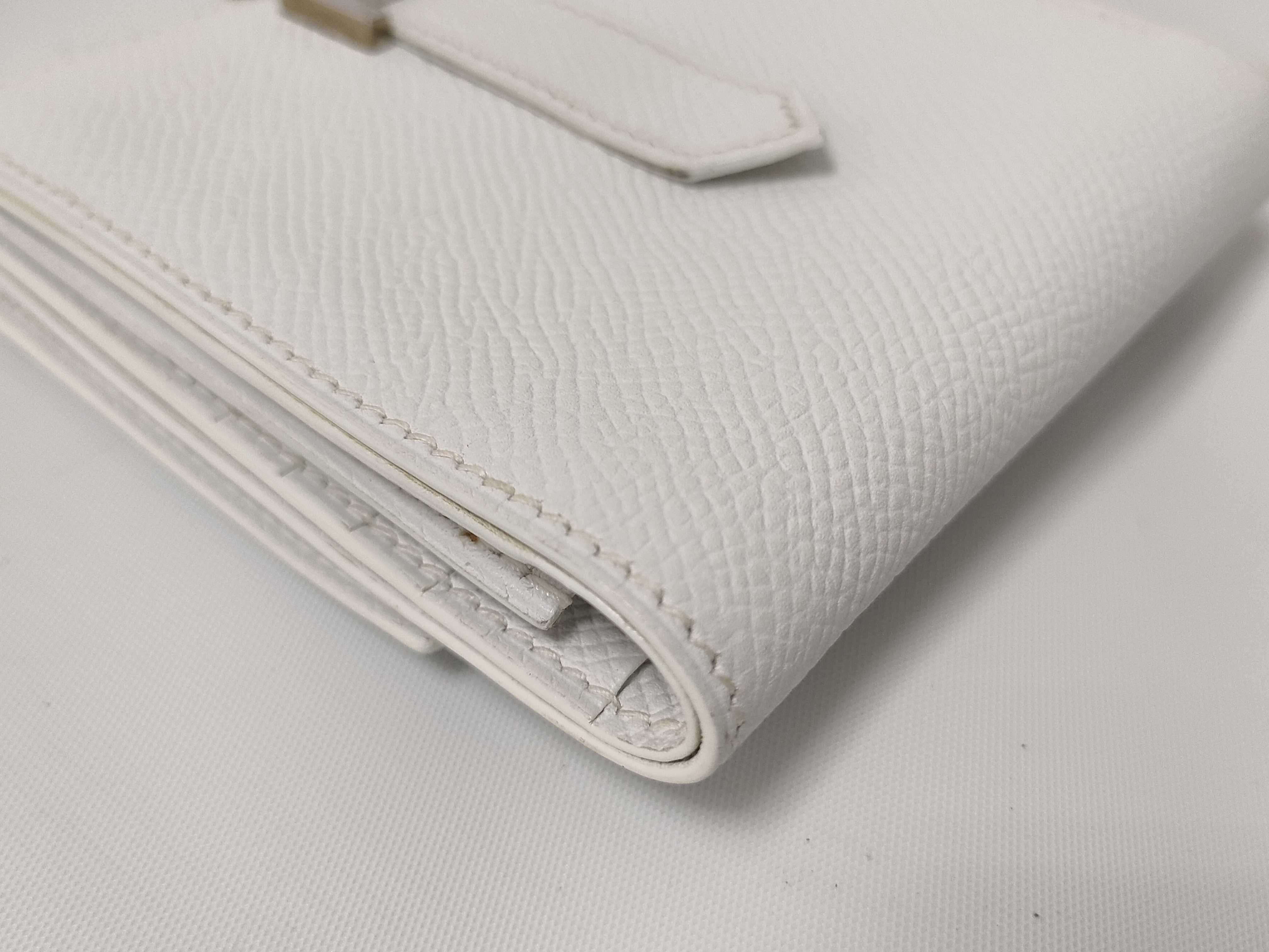 Bearn Hermes Bearn K7N Recto Verso White Wallet — view 2