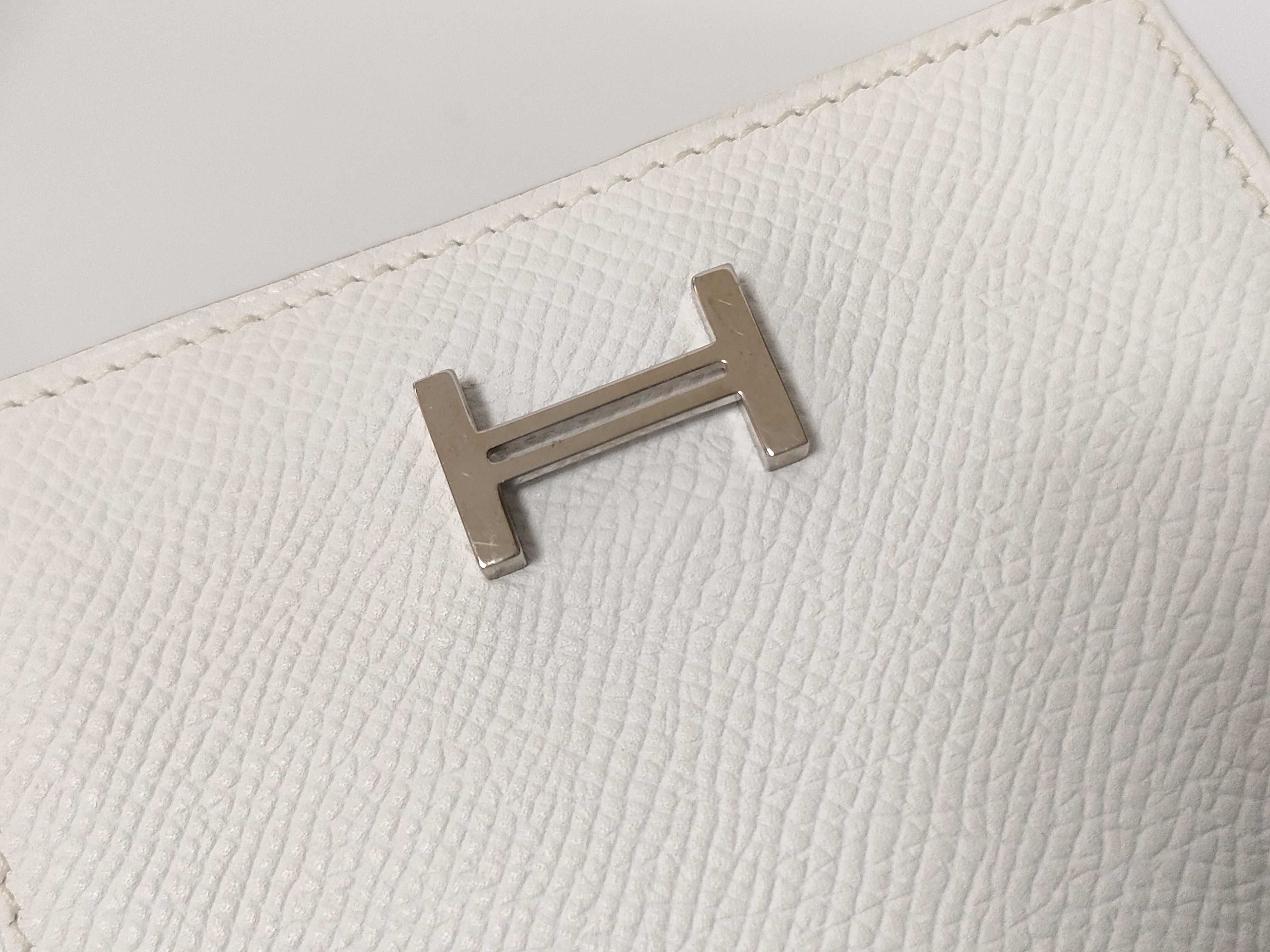 Bearn Hermes Bearn K7N Recto Verso White Wallet — view 12