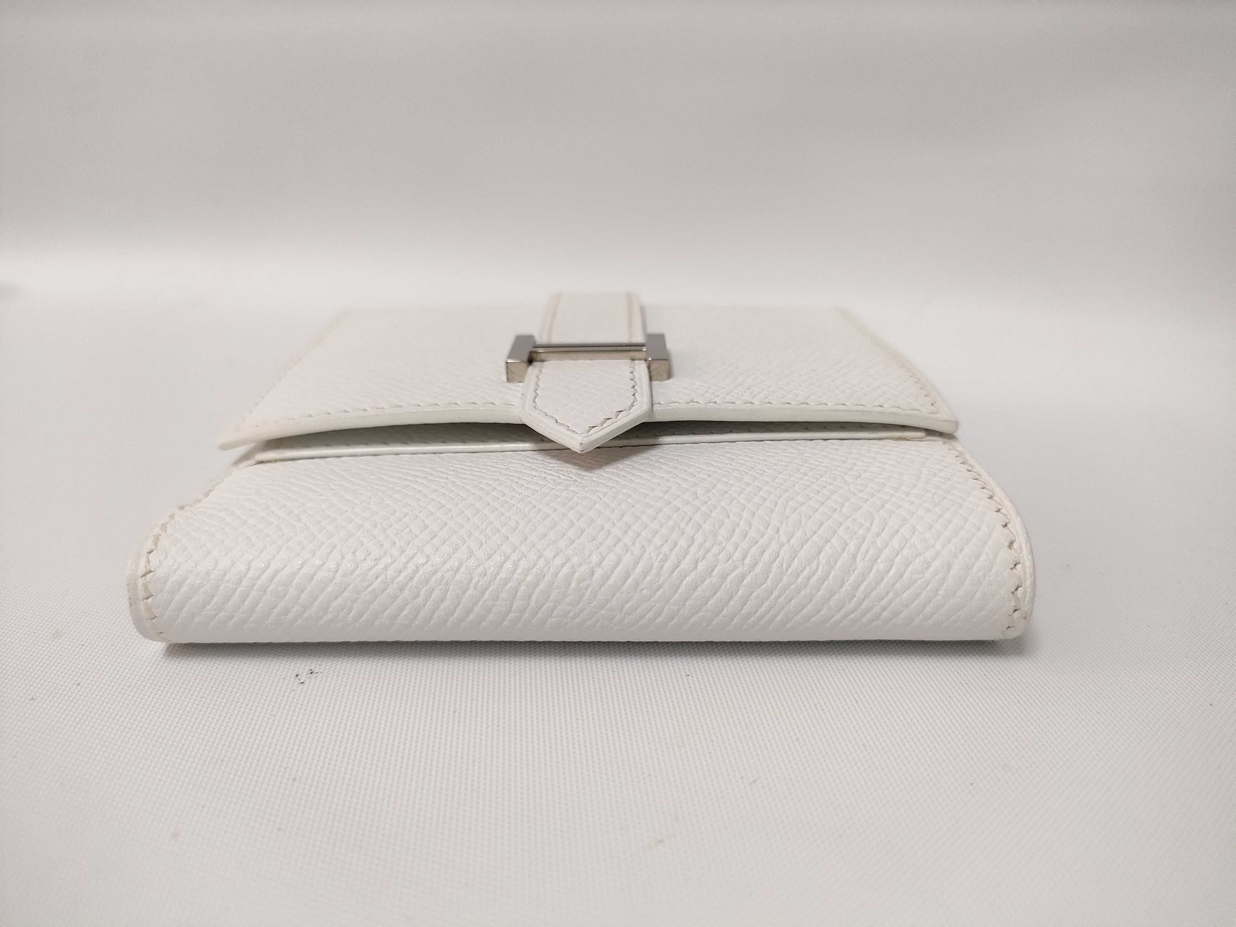 Bearn Hermes Bearn K7N Recto Verso White Wallet — view 4