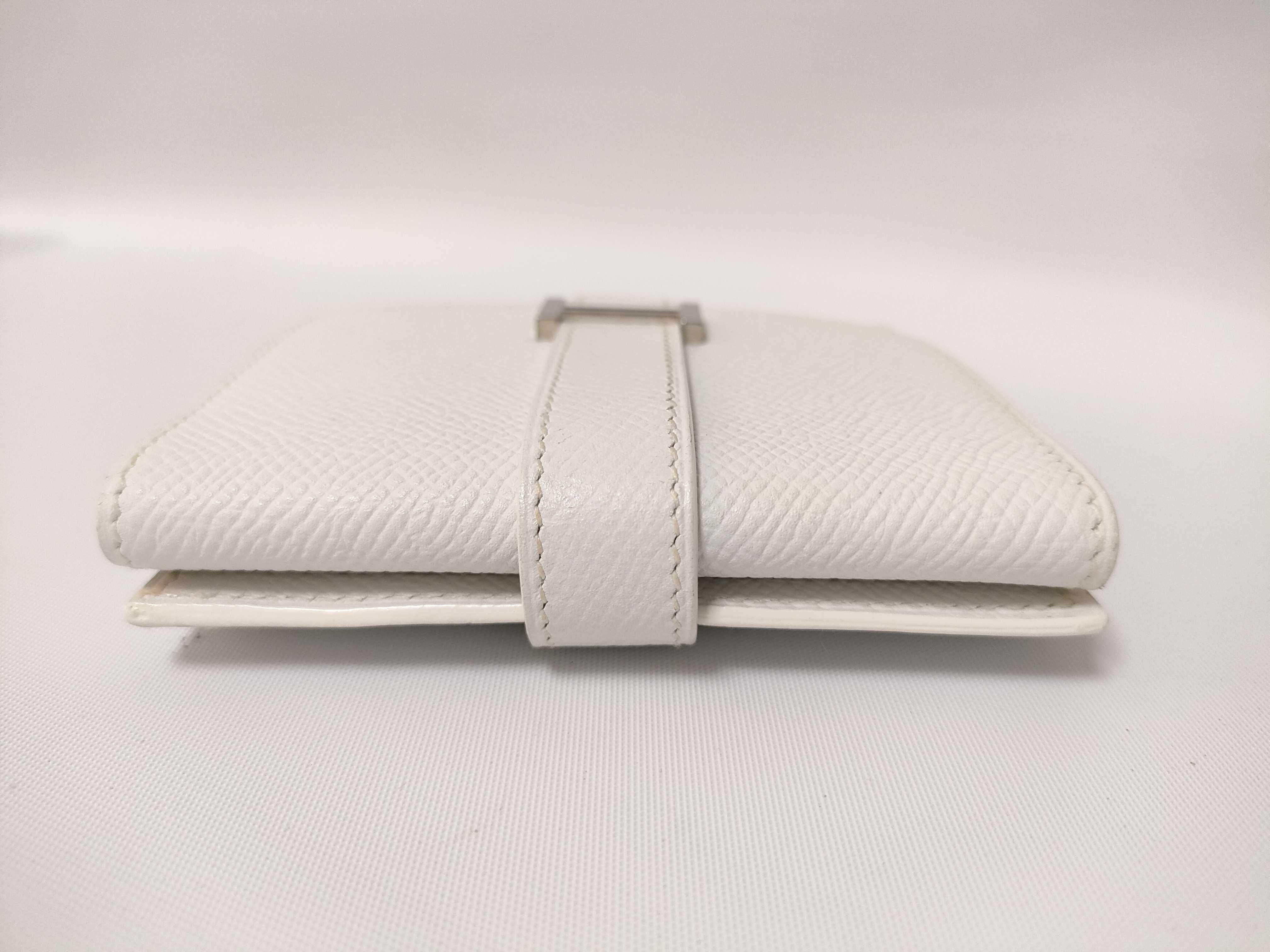 Bearn Hermes Bearn K7N Recto Verso White Wallet — view 5