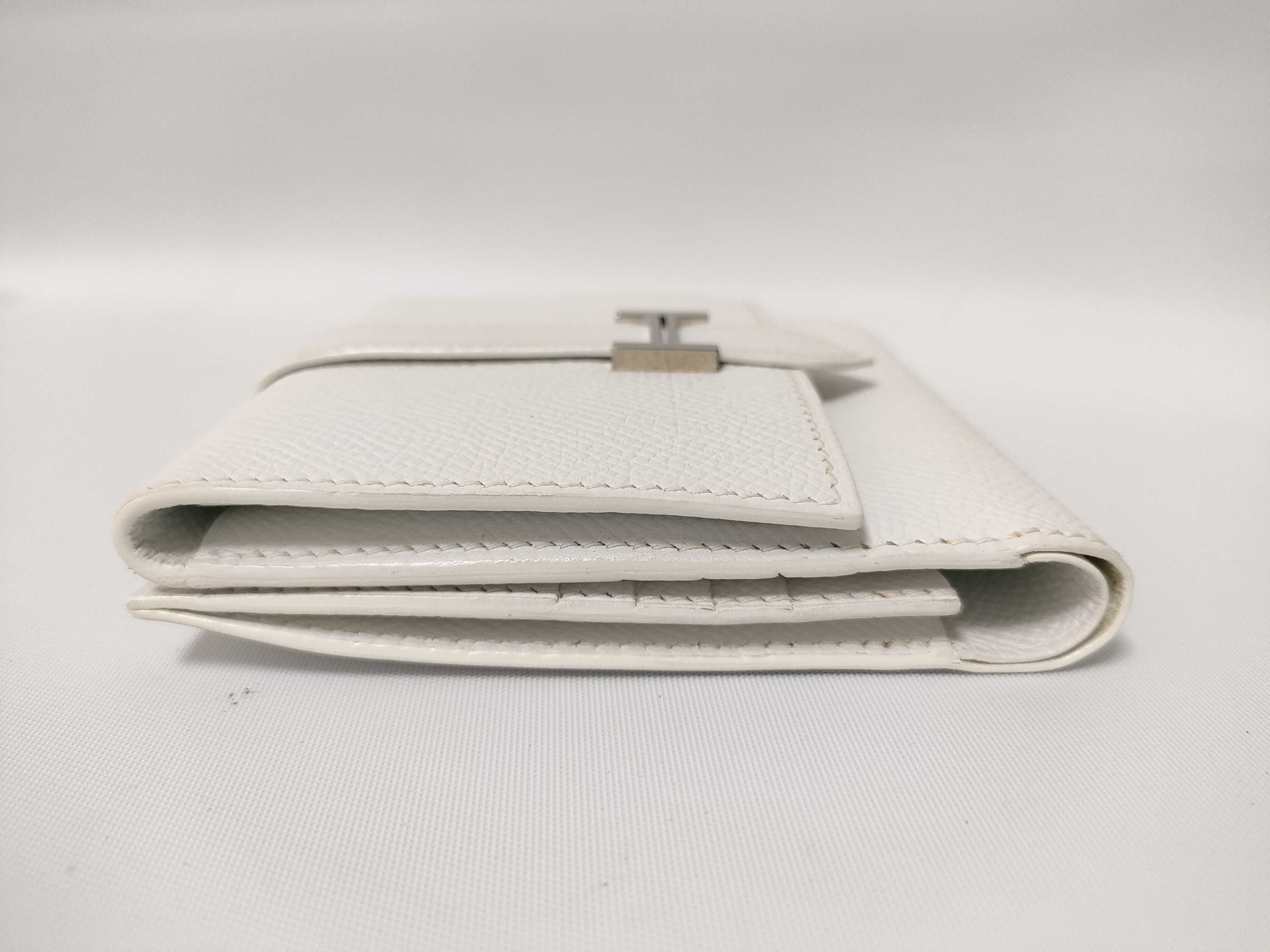 Bearn Hermes Bearn K7N Recto Verso White Wallet — view 6