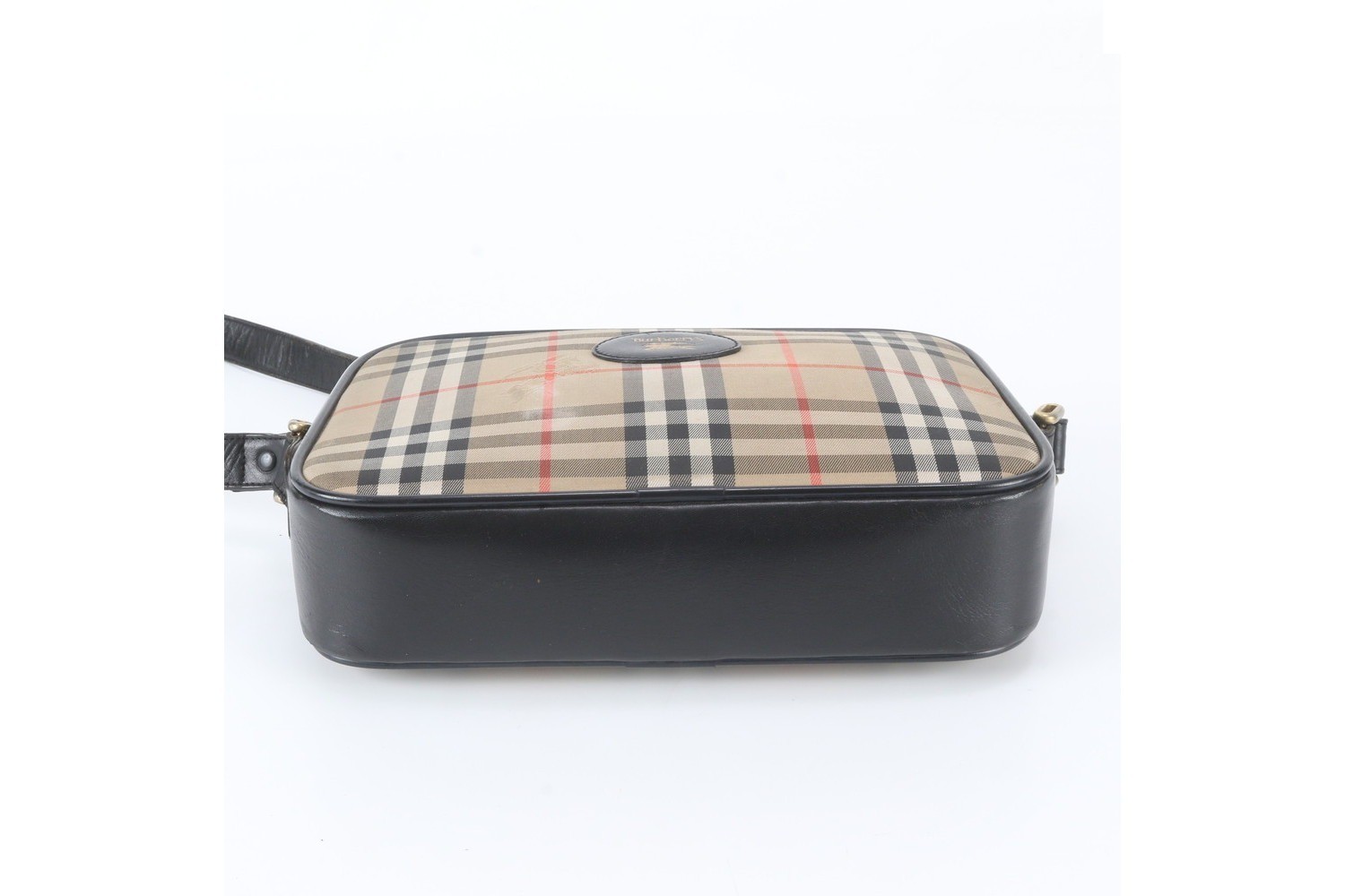 Nova Check Shadow Horse Leather Shoulder Bag — view 6