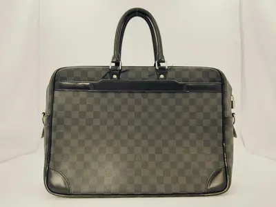Damier Graphite Louis Vuitton Damier Graphite Porte Documents Voyage GM Leather Business Bag