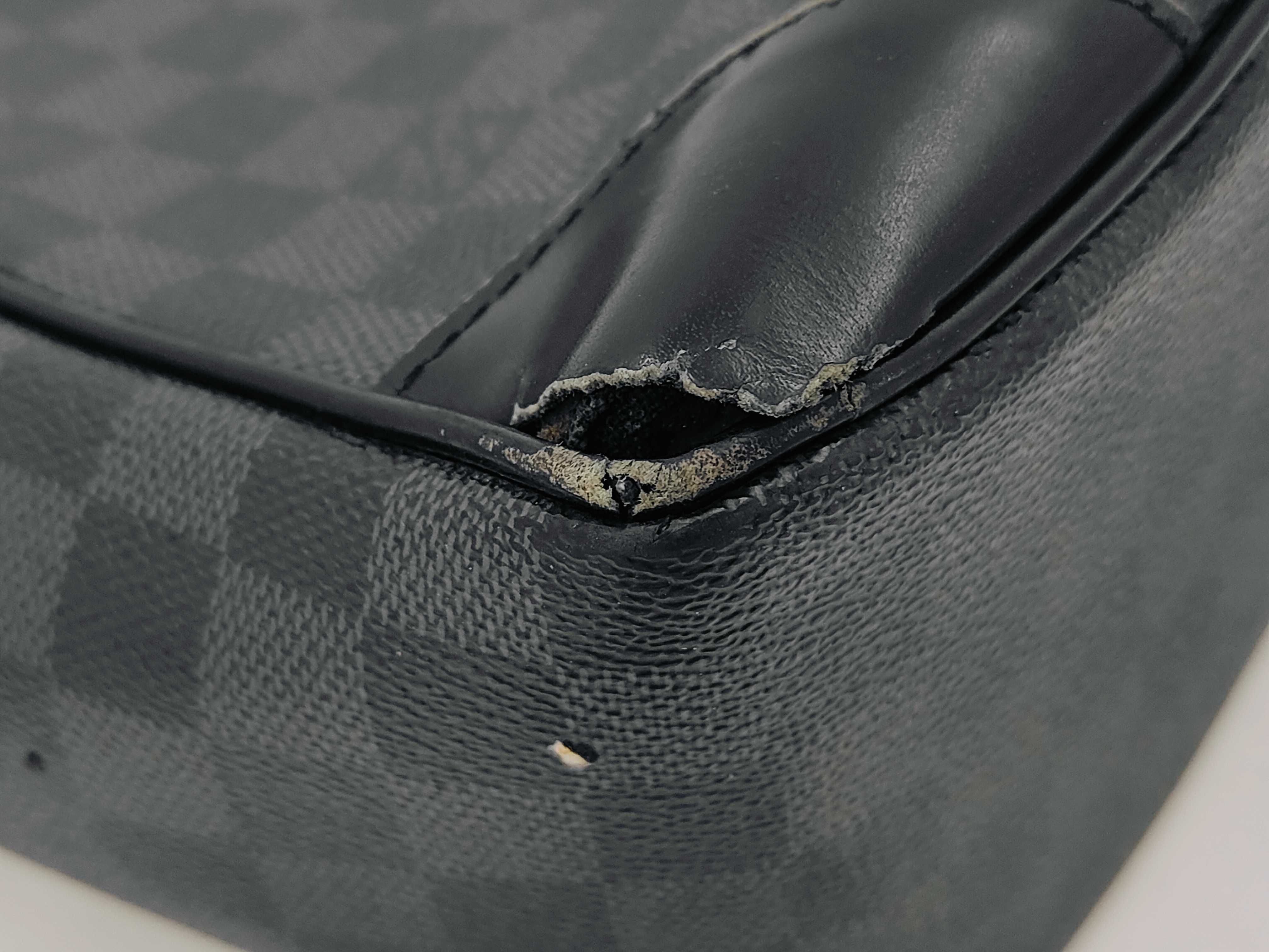 Damier Graphite Louis Vuitton Damier Graphite Porte Documents Voyage GM Leather Business Bag — view 7