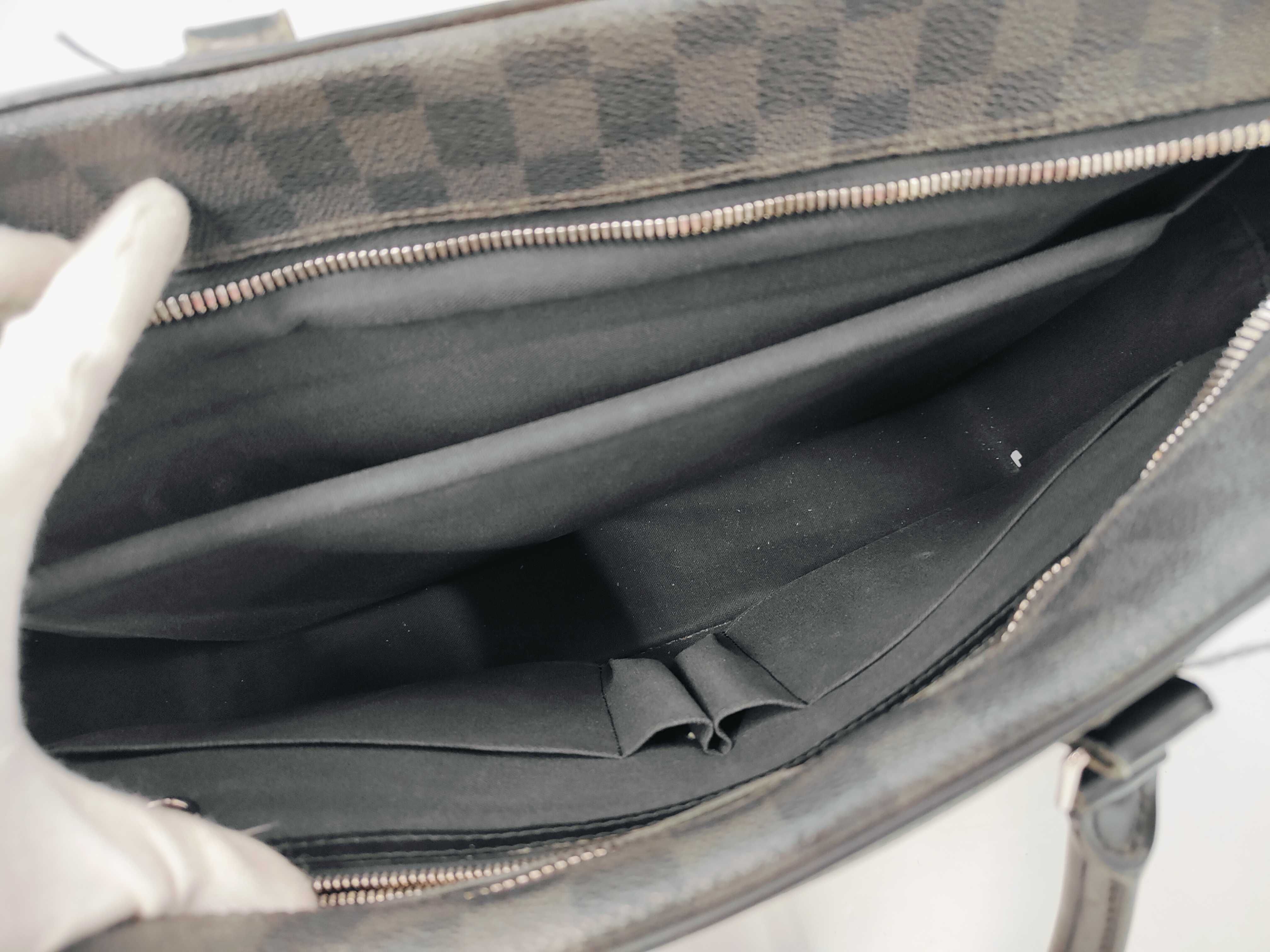 Damier Graphite Louis Vuitton Damier Graphite Porte Documents Voyage GM Leather Business Bag — view 8