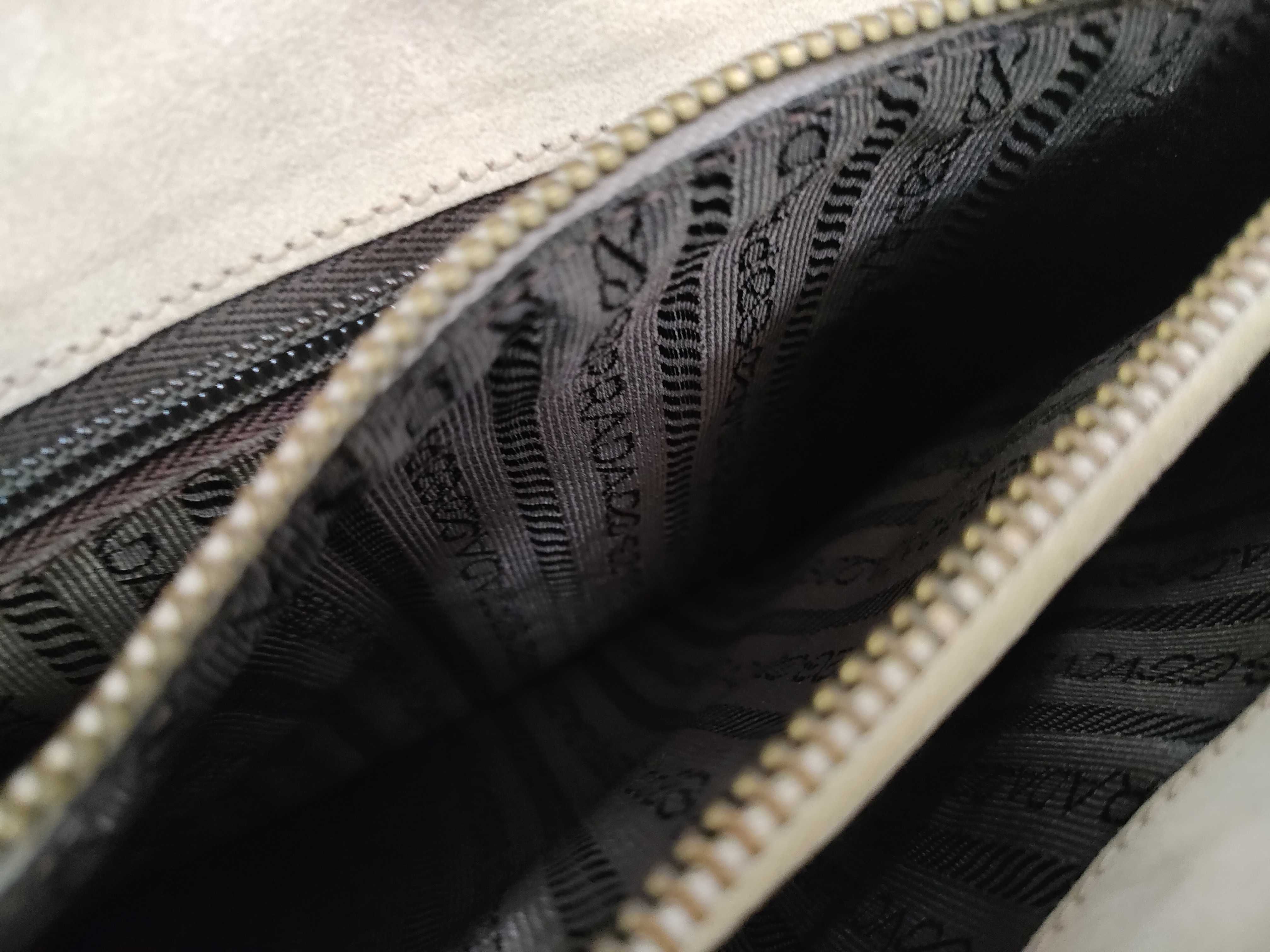 Sterling Silver 925 Plated Suede Shoulder Bag — view 14