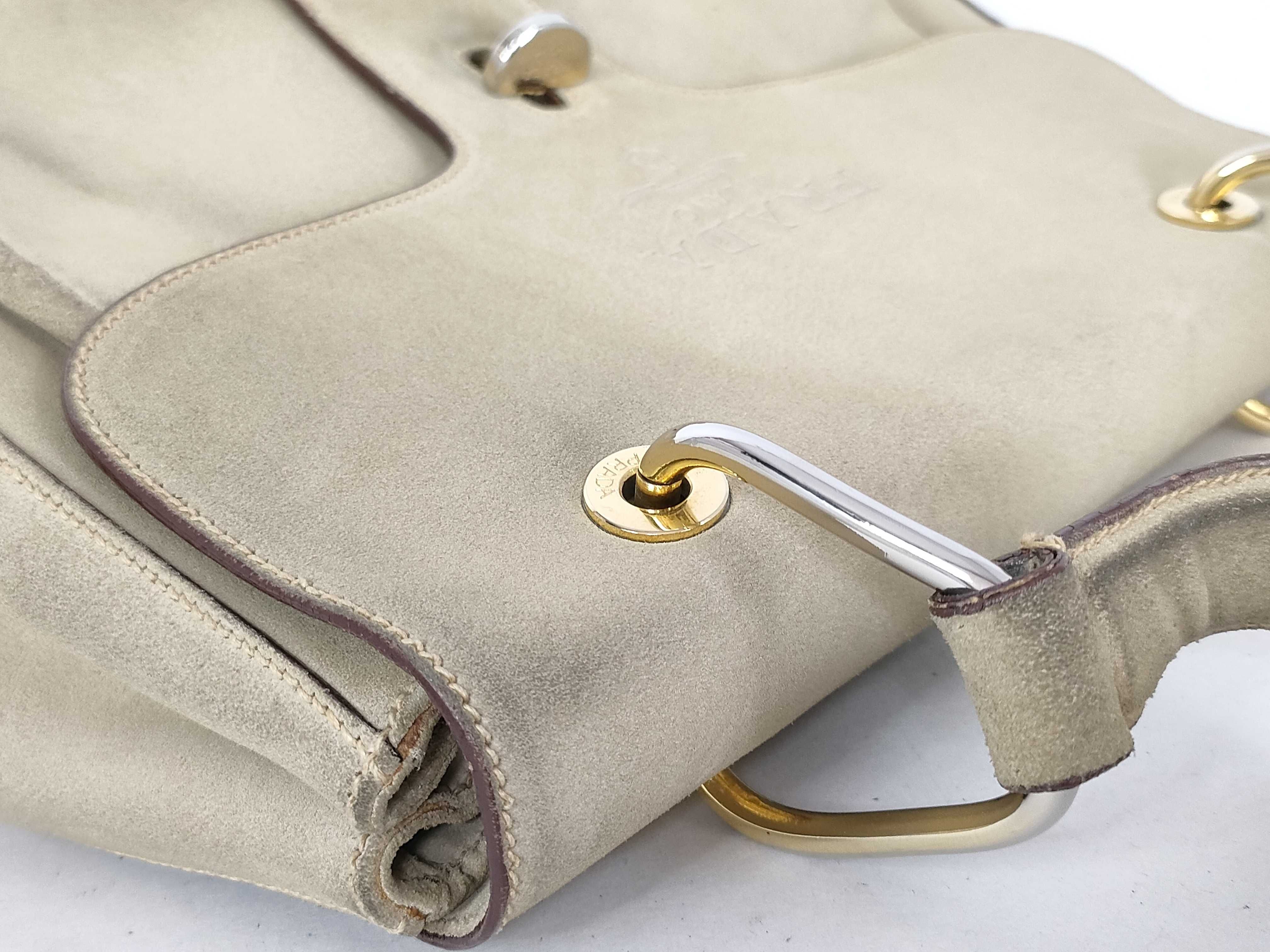 Sterling Silver 925 Plated Suede Shoulder Bag — view 5