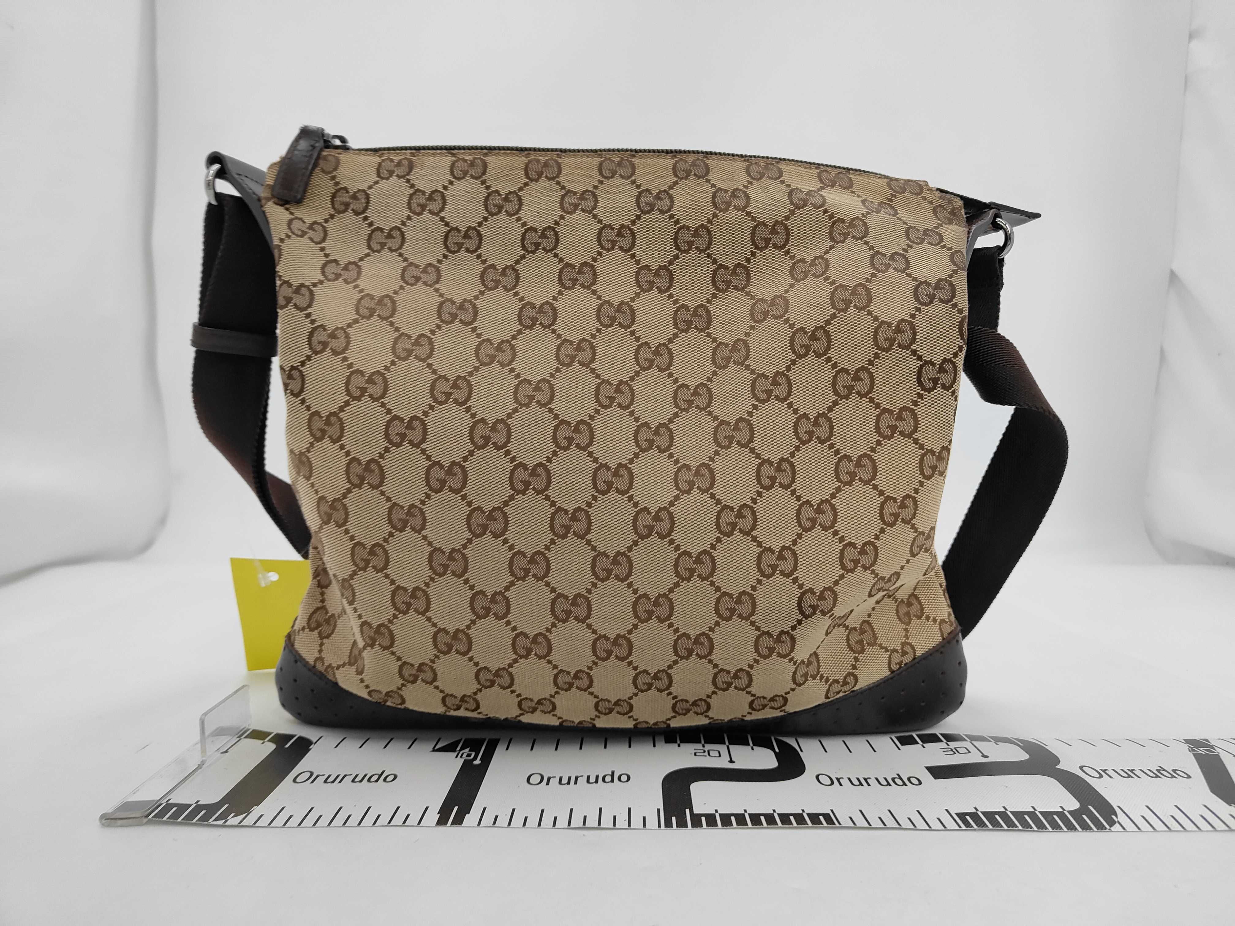 GG Canvas 145357 Leather Shoulder Bag — view 2