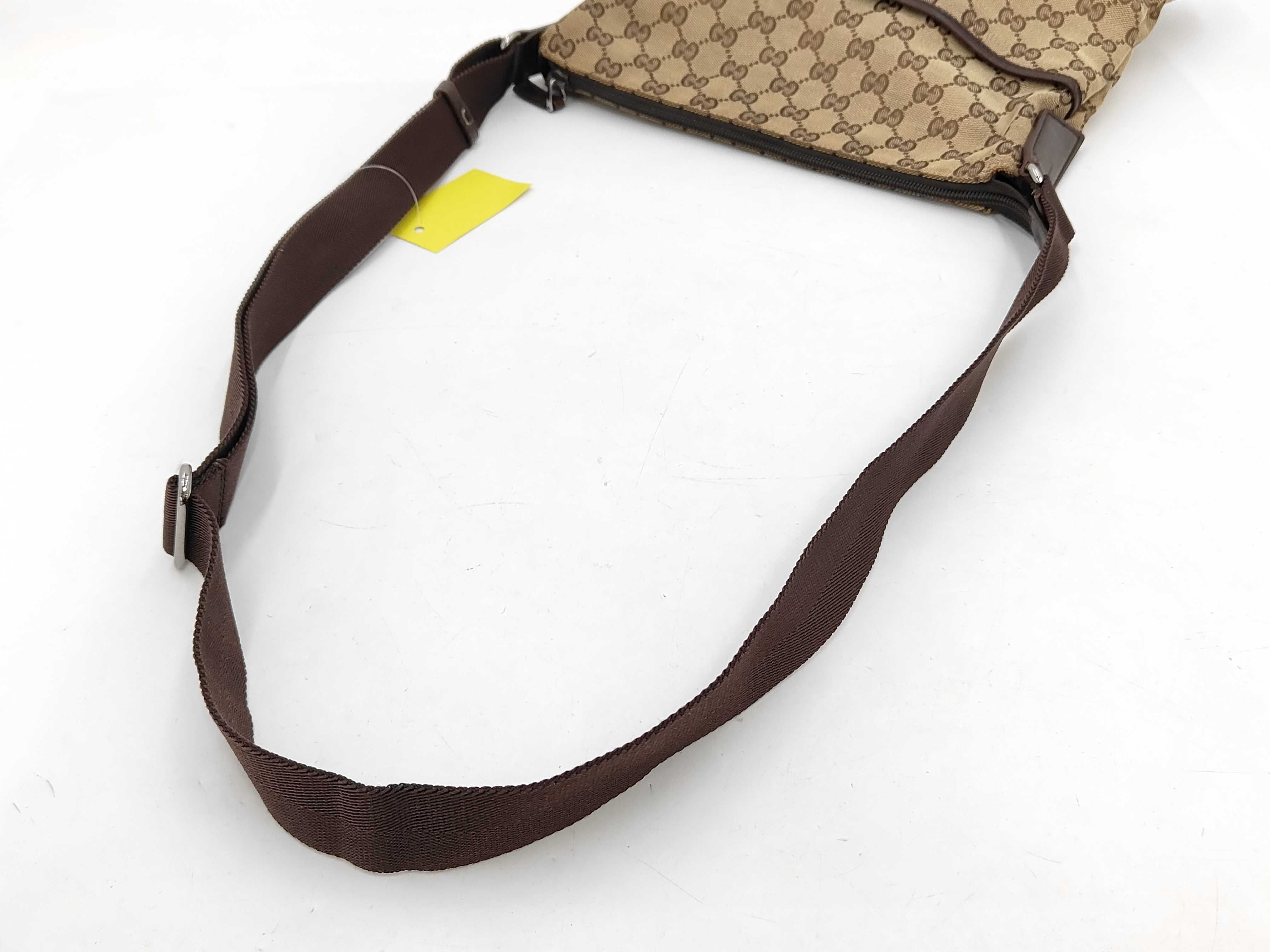 GG Canvas 145357 Leather Shoulder Bag — view 3