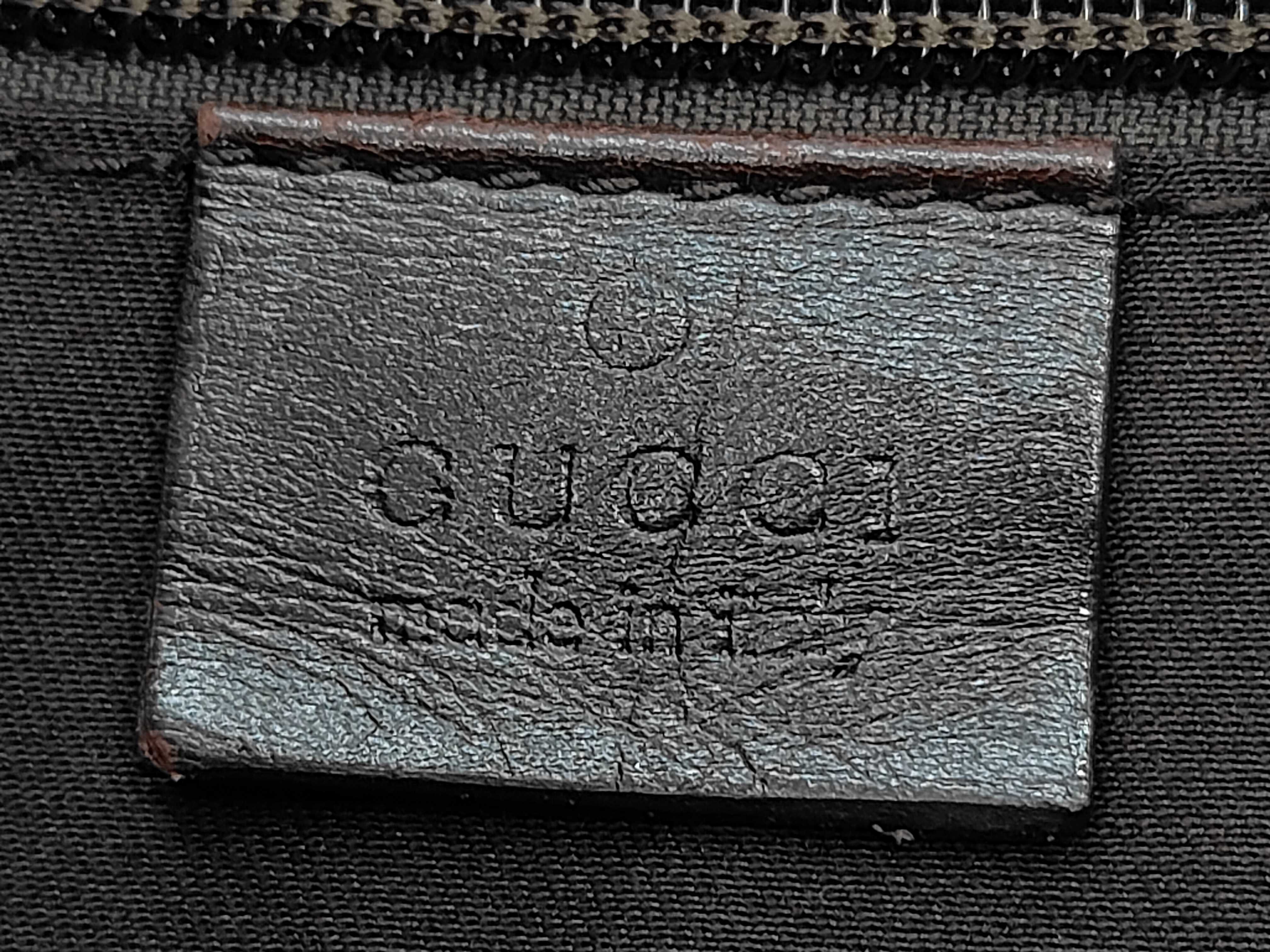 GG Canvas 145357 Leather Shoulder Bag — view 9
