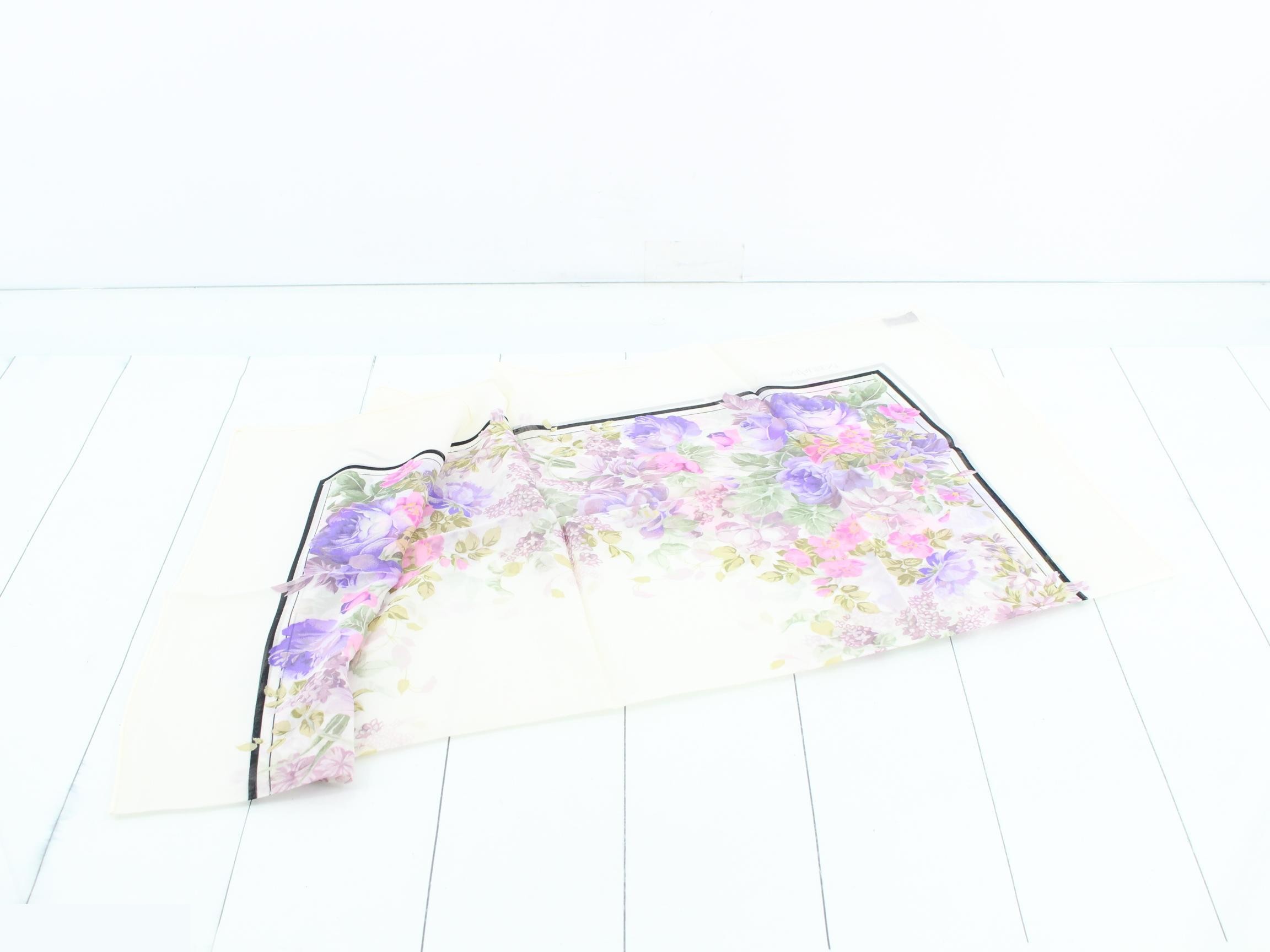 (YSL) scarf, 100% silk, with tags. — view 3