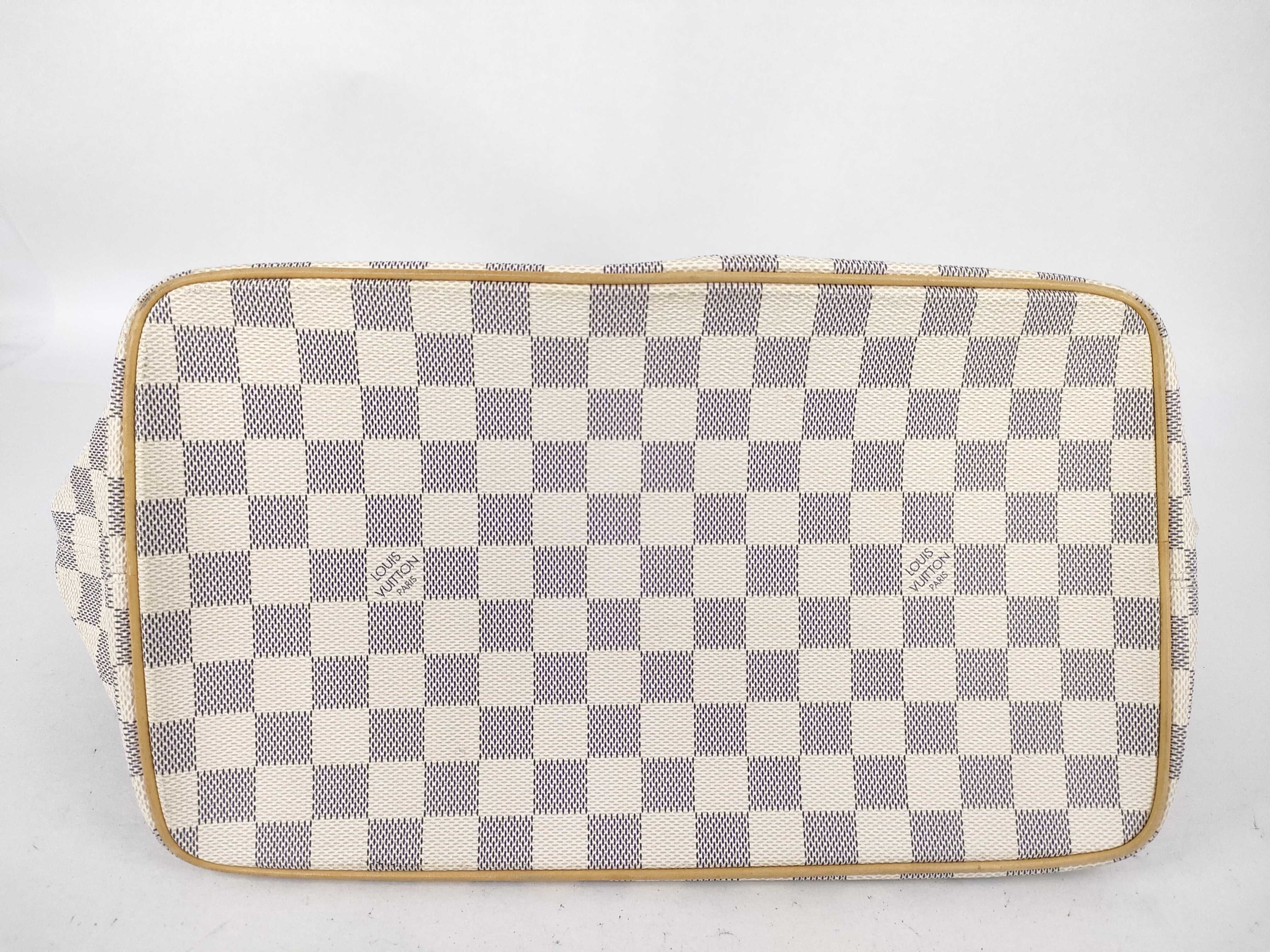 Damier Azur Saleya MM Tote Bag — view 7