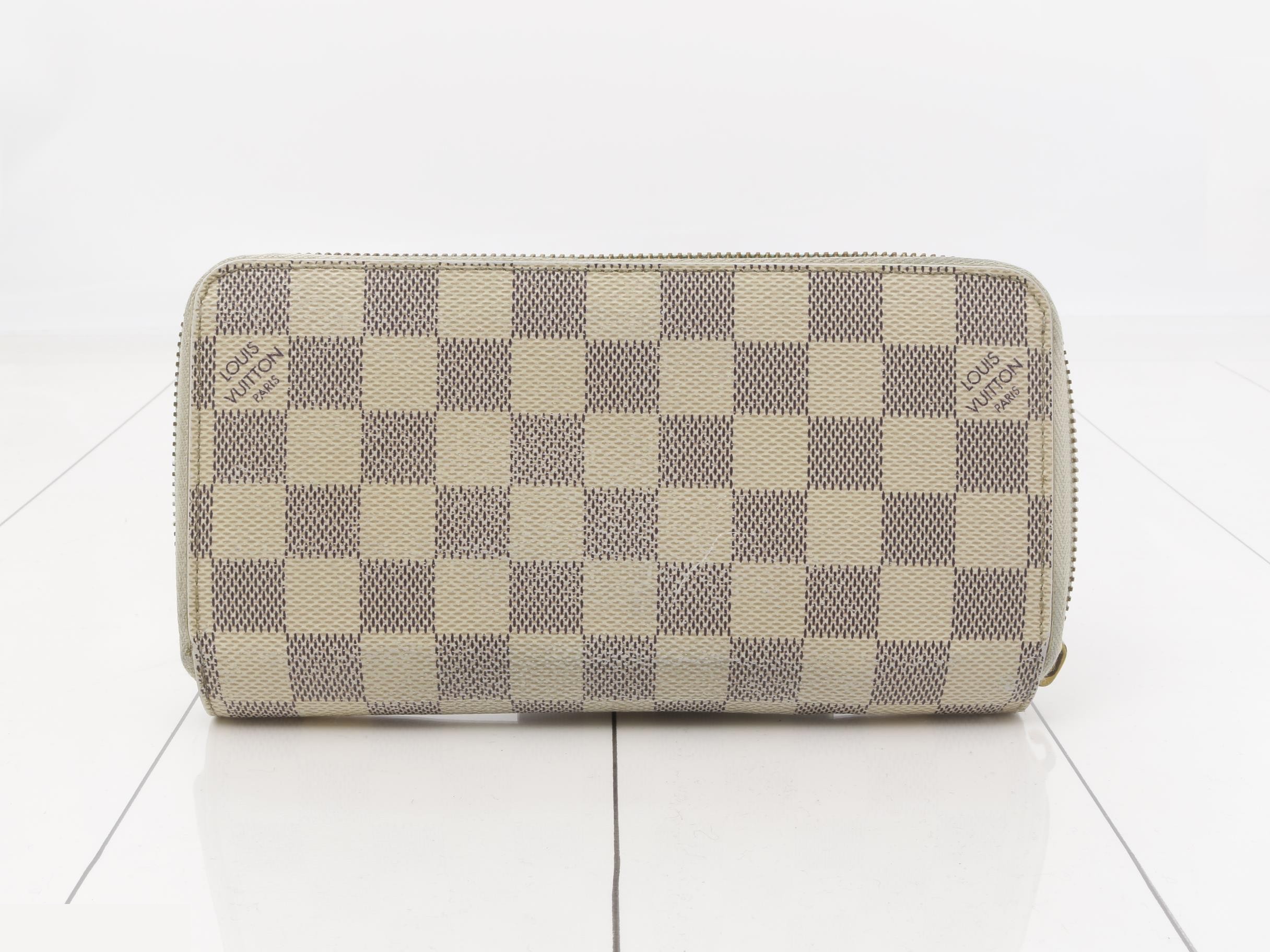 Damier Azur Zippy Wallet - Round Zipper Long Wallet