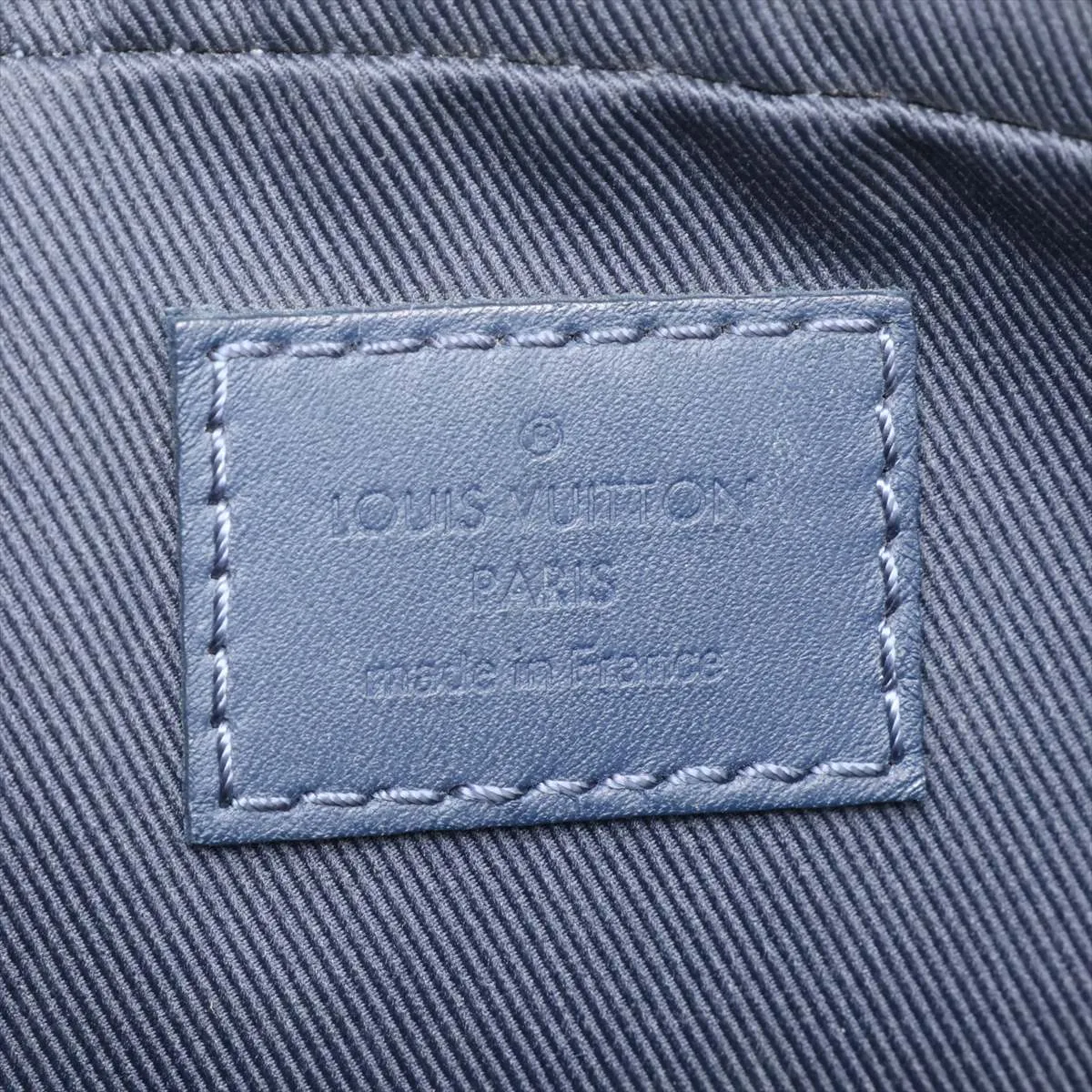 Damier Graphite x Damier Infini Trio Messenger Bag N40438 Blue (RFID detected) — view 12