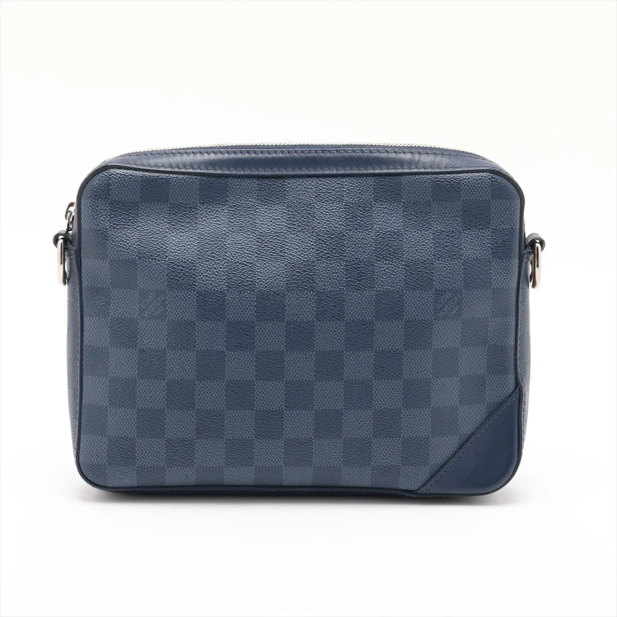 Damier Graphite x Damier Infini Trio Messenger Bag N40438 Blue (RFID detected) — view 3