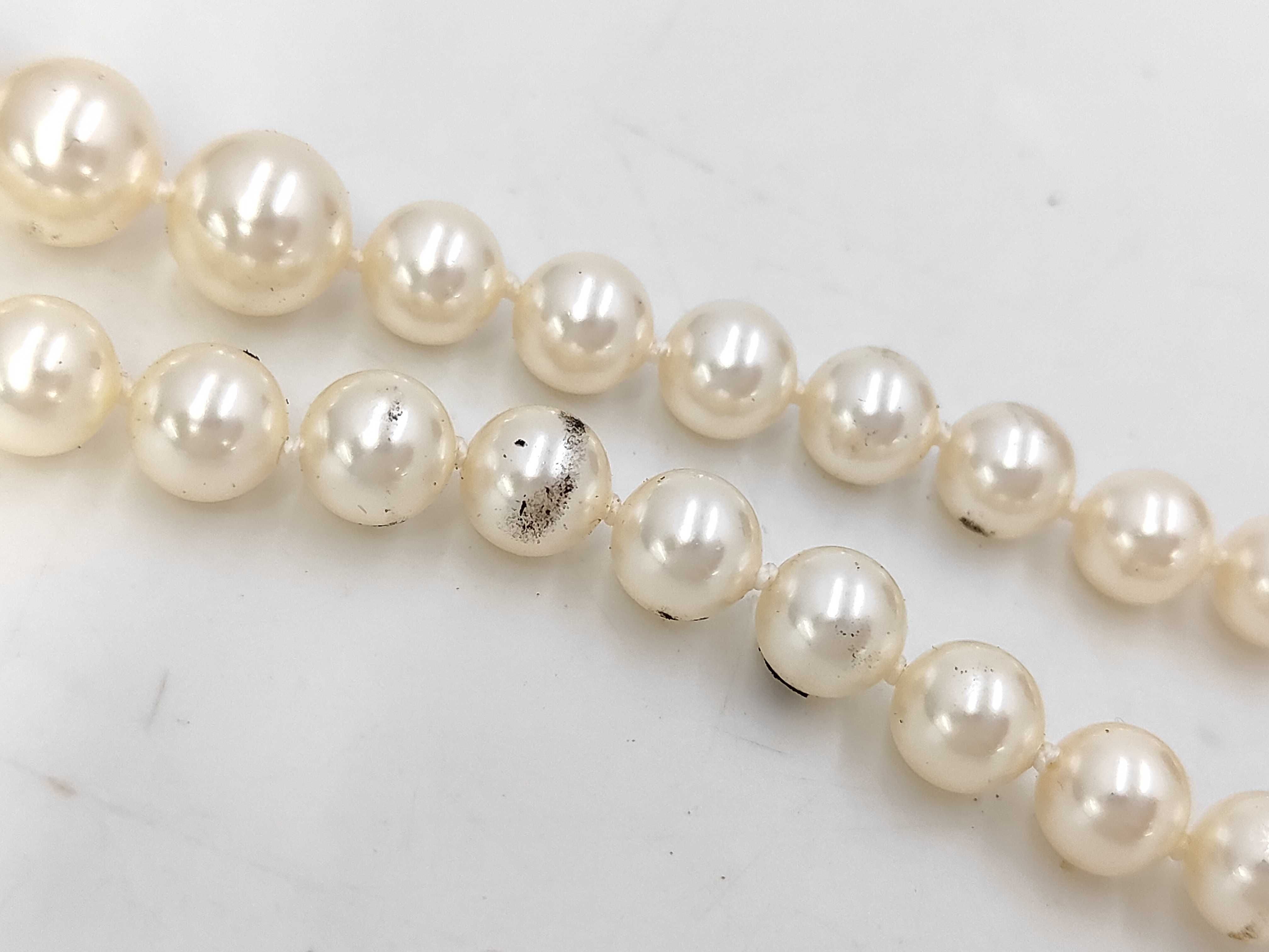 Faux Pearl Coco Mark Necklace A14B Necklace — view 6