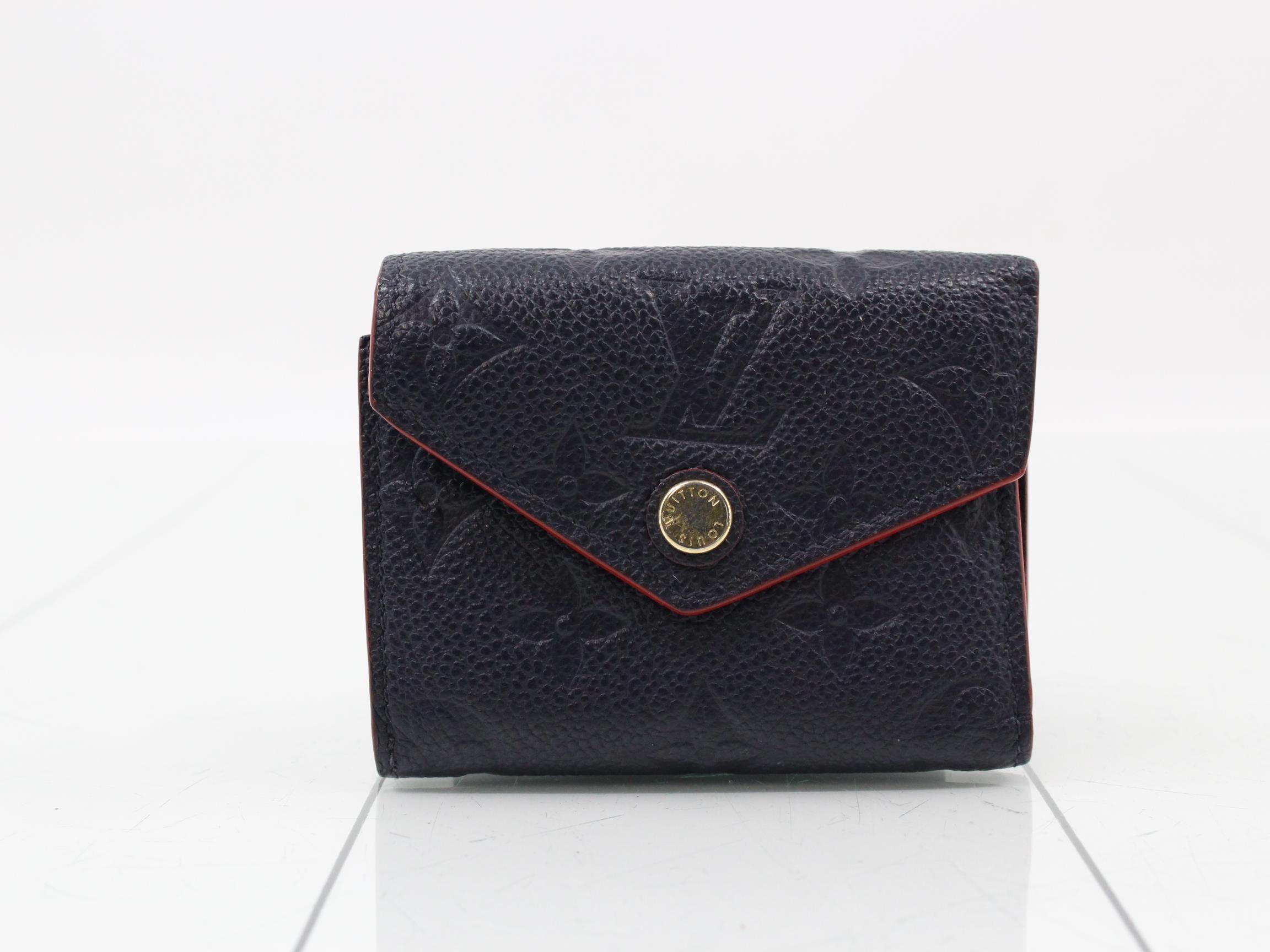 Portefeuille Zoé Marine Rouge