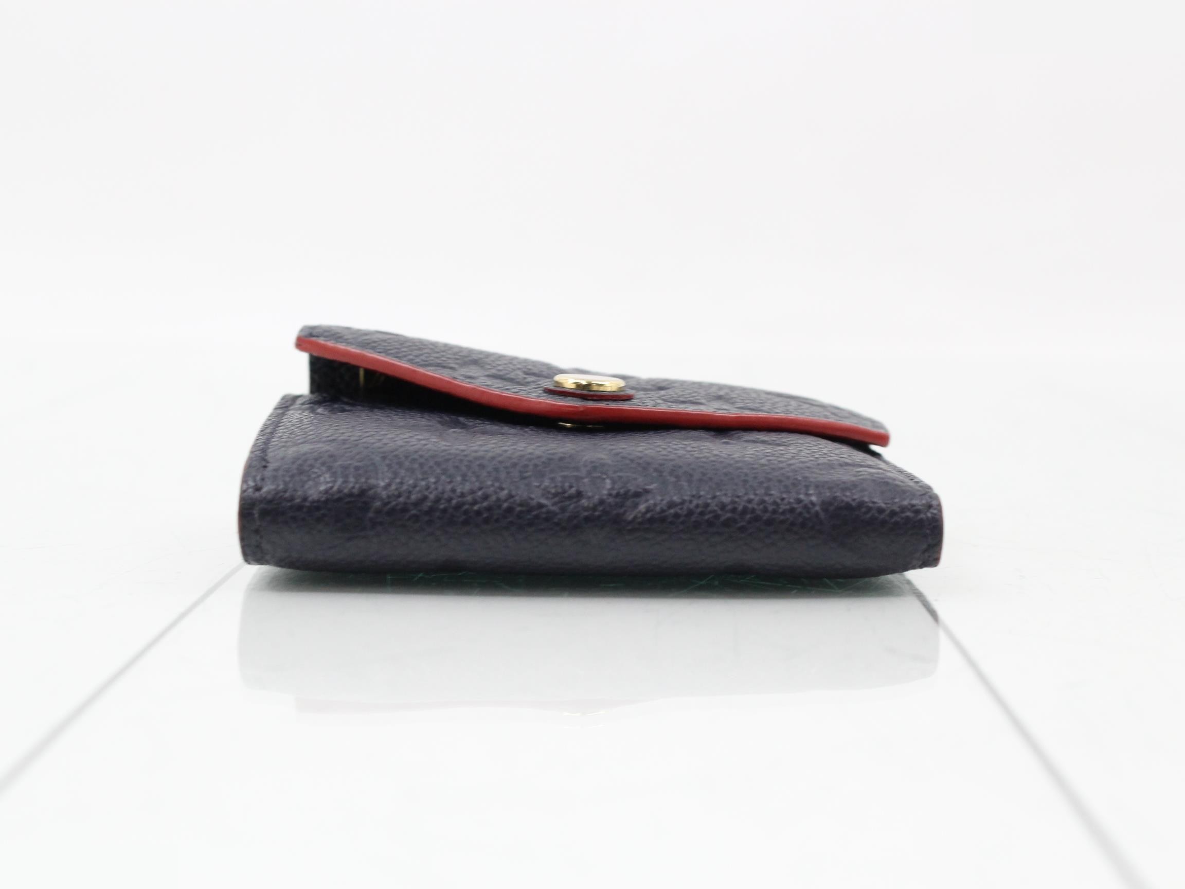 Portefeuille Zoé Marine Rouge — view 3