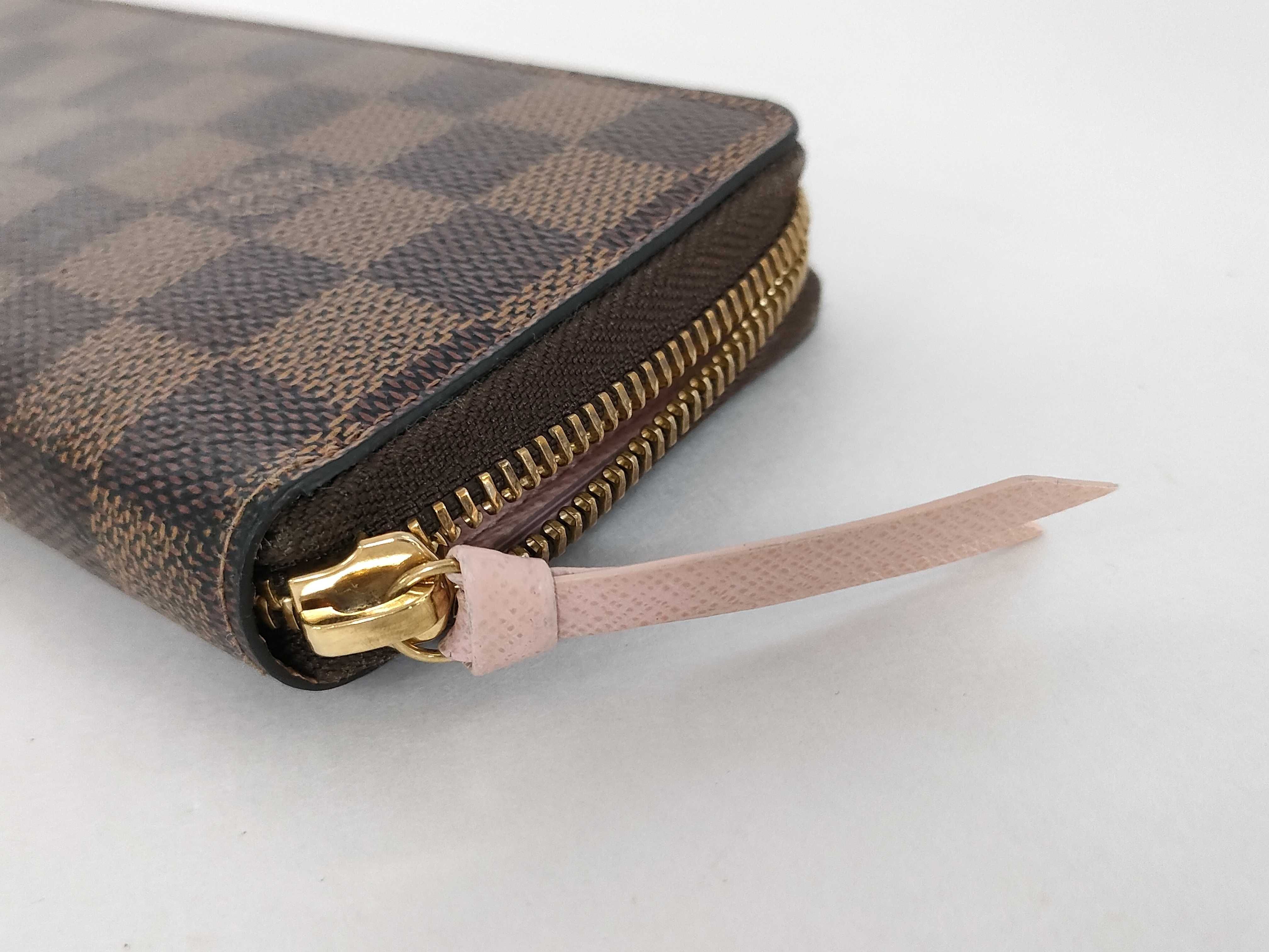 Damier Louis Vuitton Damier Portefeuille Clemence Rose IC Tag Gold Hardware SF0230 Wallet — view 11