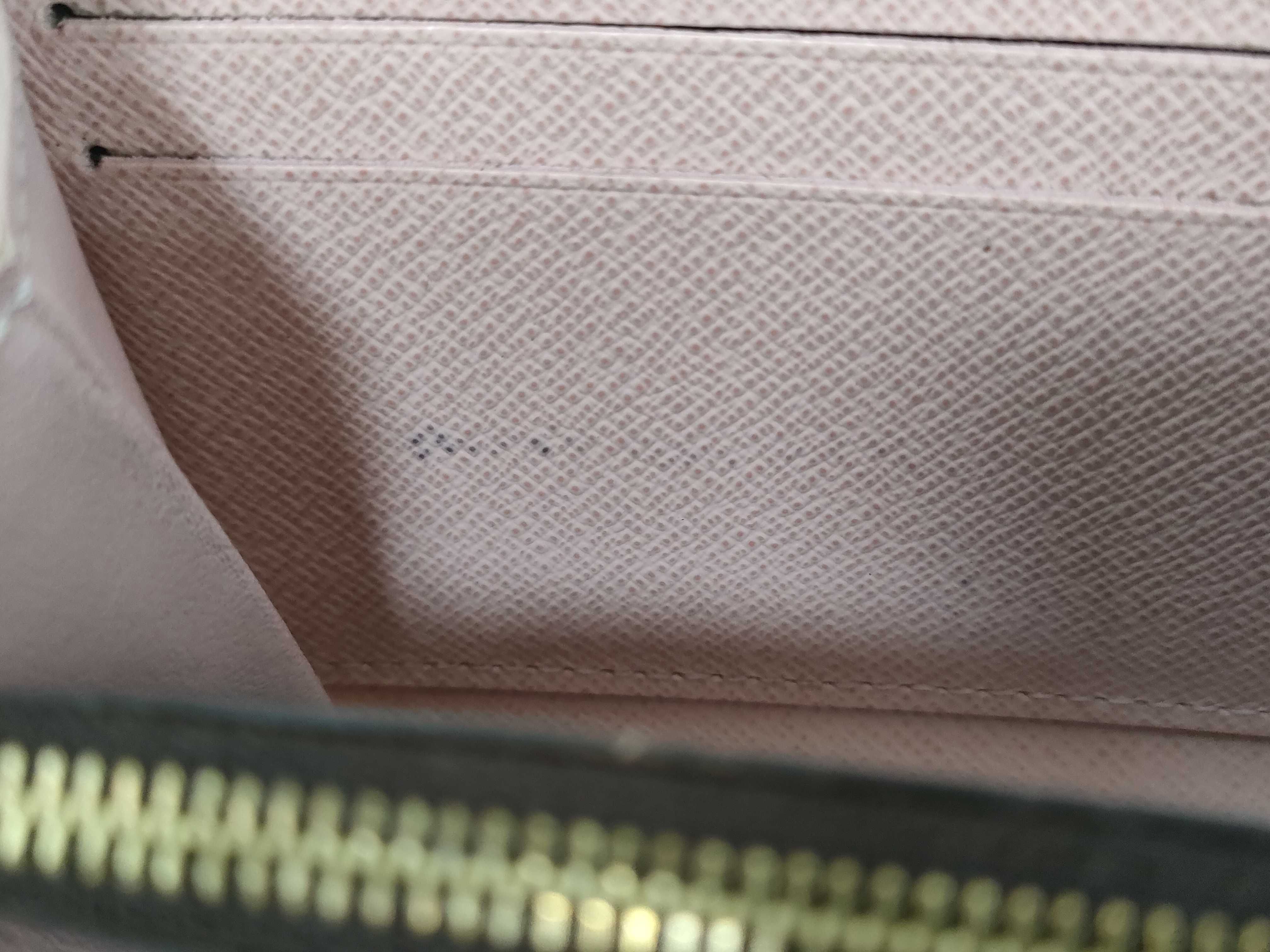 Damier Louis Vuitton Damier Portefeuille Clemence Rose IC Tag Gold Hardware SF0230 Wallet — view 12