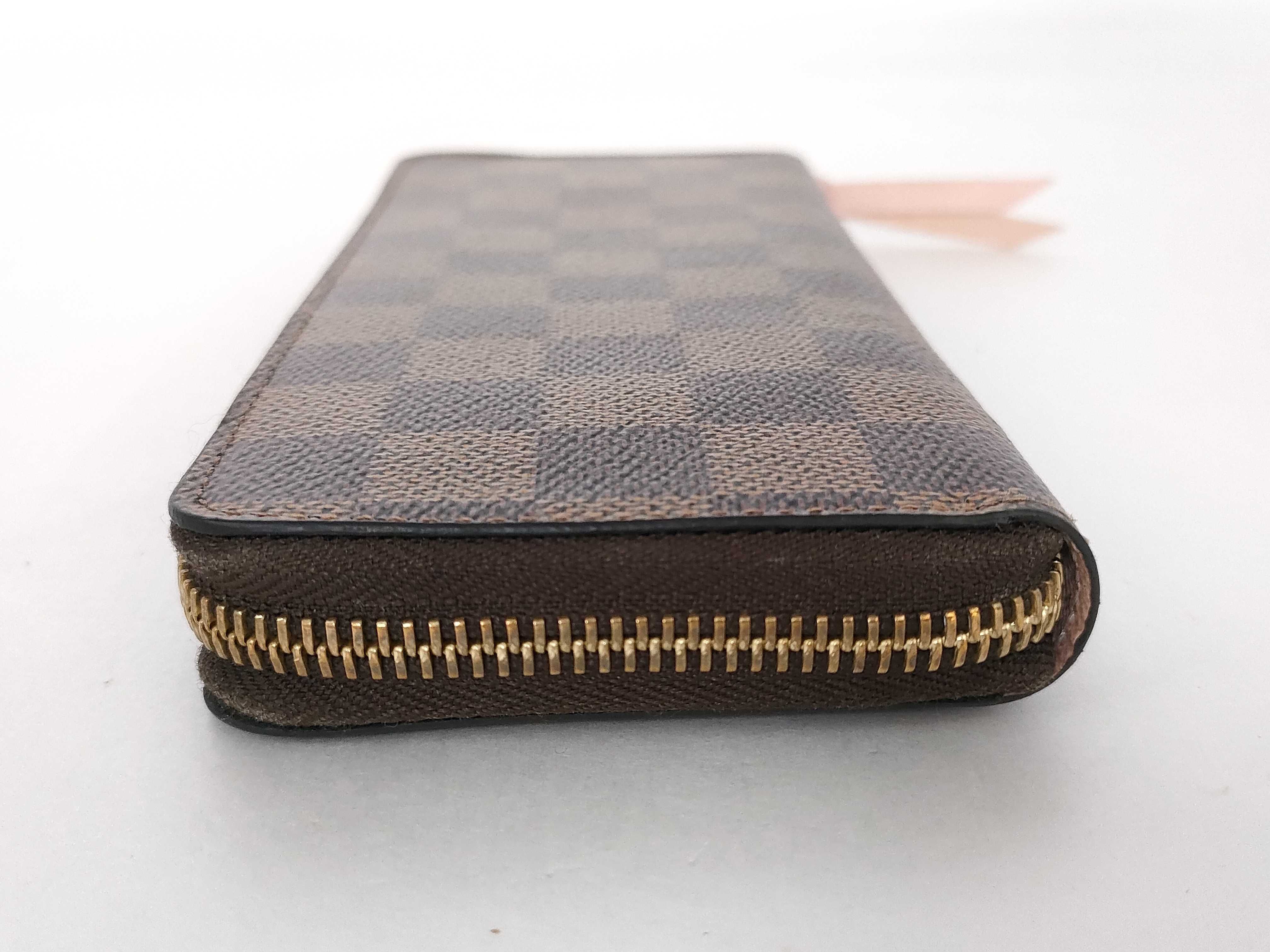 Damier Louis Vuitton Damier Portefeuille Clemence Rose IC Tag Gold Hardware SF0230 Wallet — view 4