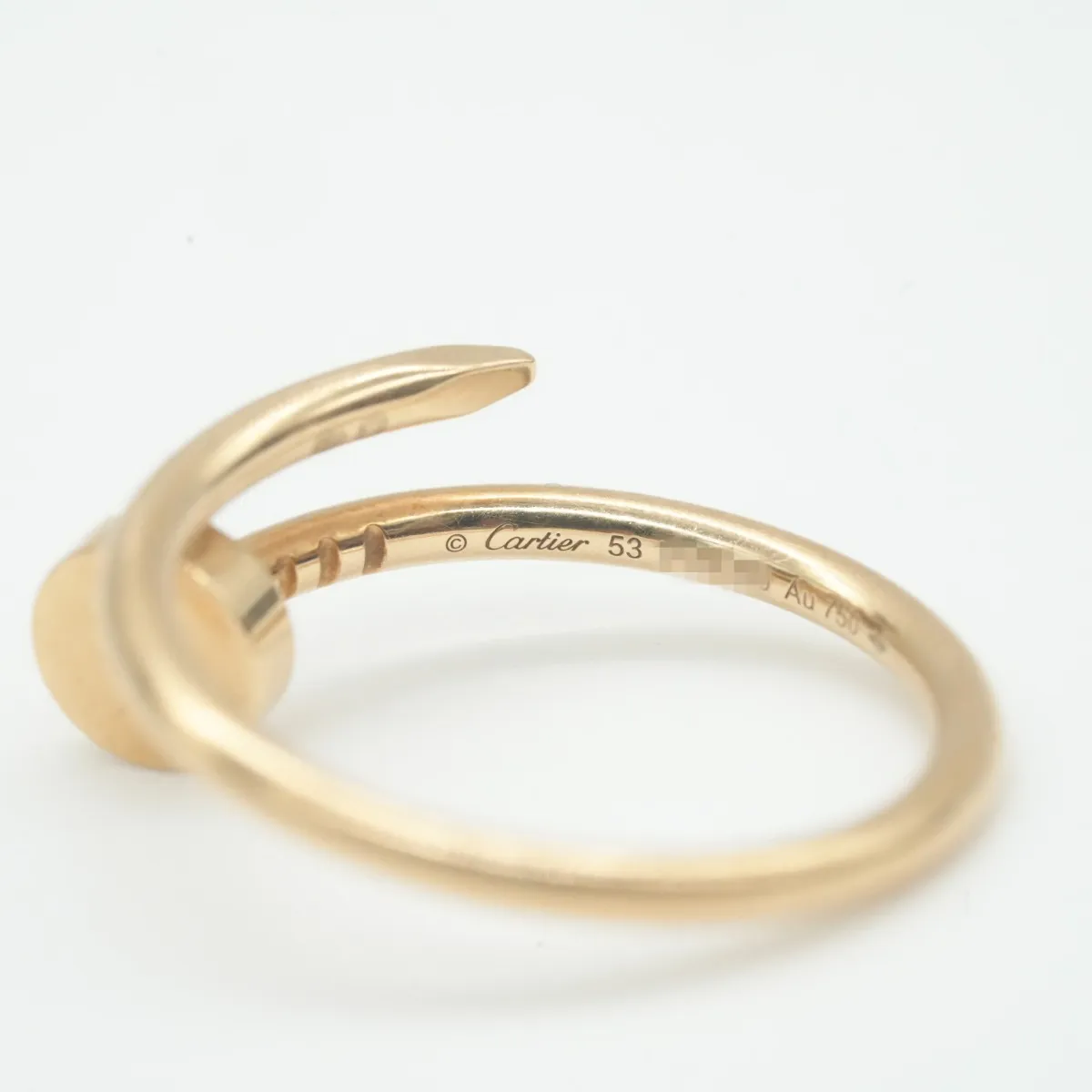 Just Ankle SM Ring 750(YG) 3.5g Size:53 VUX350 — view 3