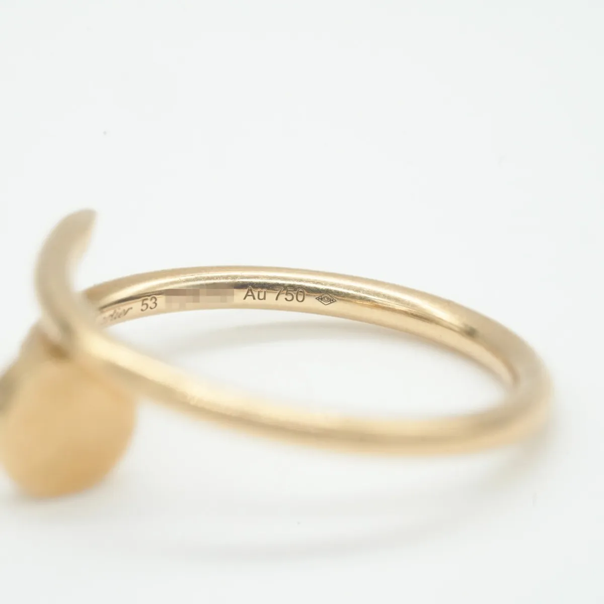 Just Ankle SM Ring 750(YG) 3.5g Size:53 VUX350 — view 5