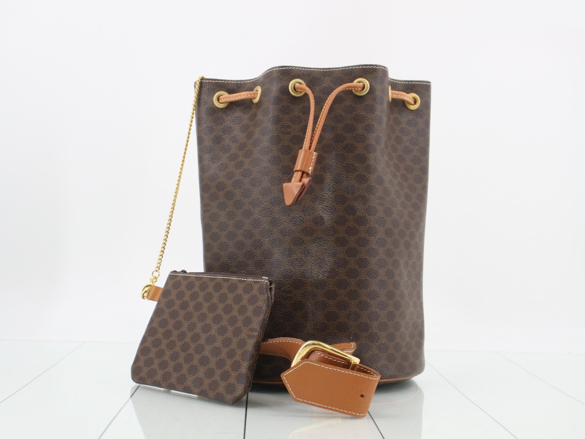 Macadam Shoulder Bag (Brown)
