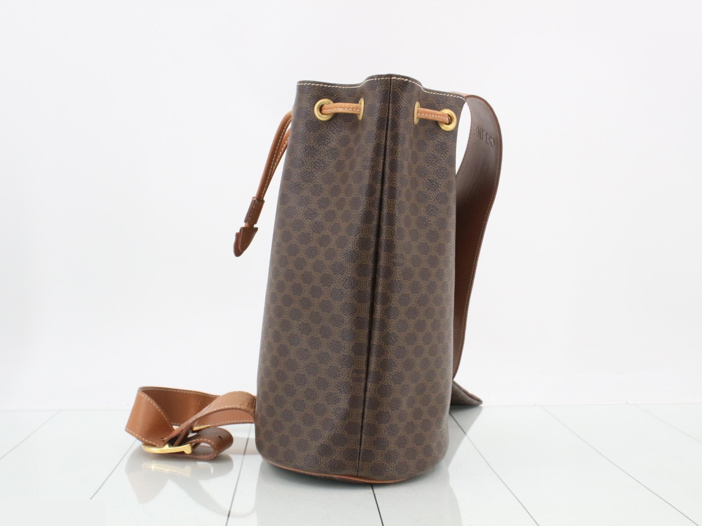 Macadam Shoulder Bag (Brown) — view 3