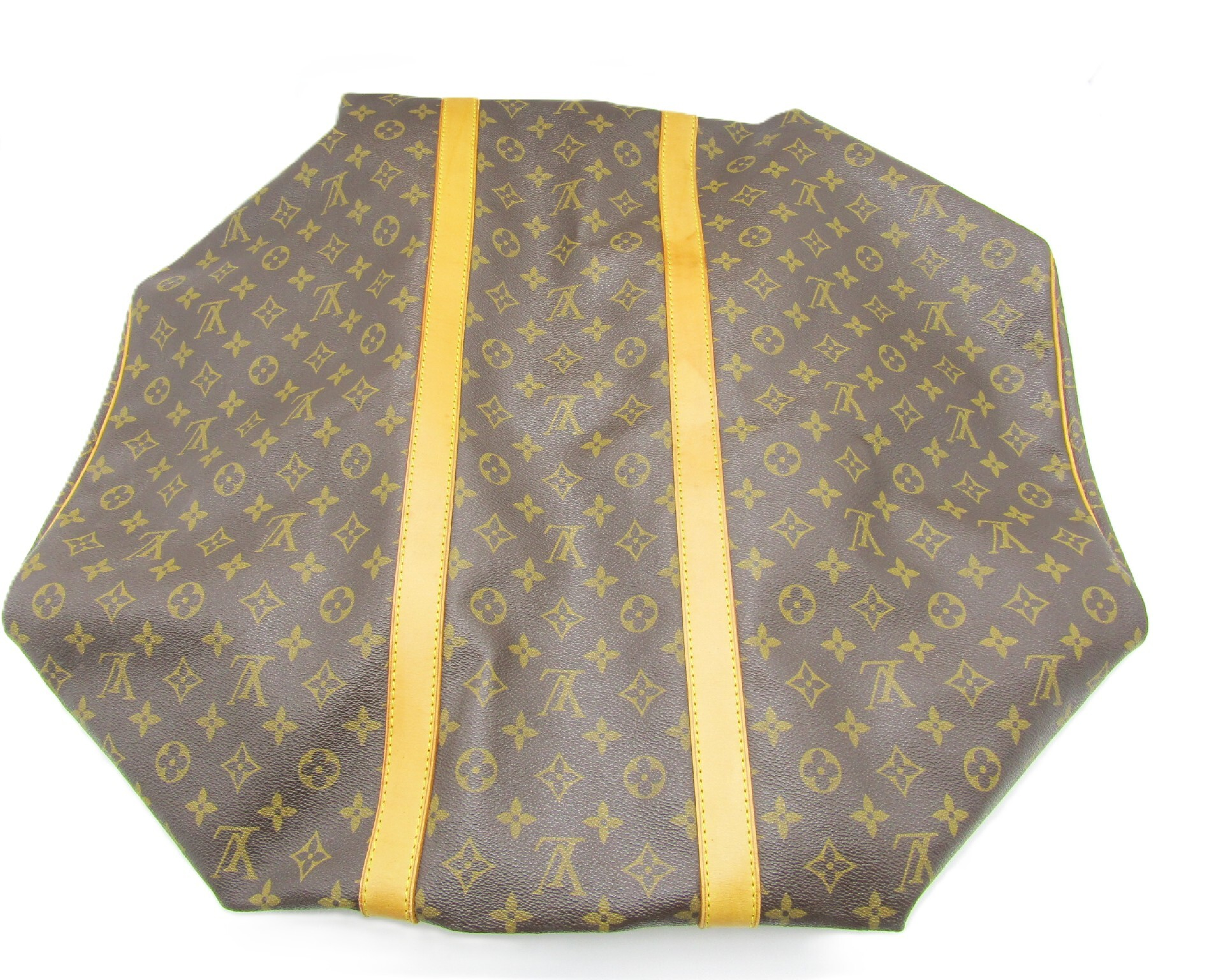 LV Monogram Keepall 60 M41422 Gold Hardware Boston Bag — view 4