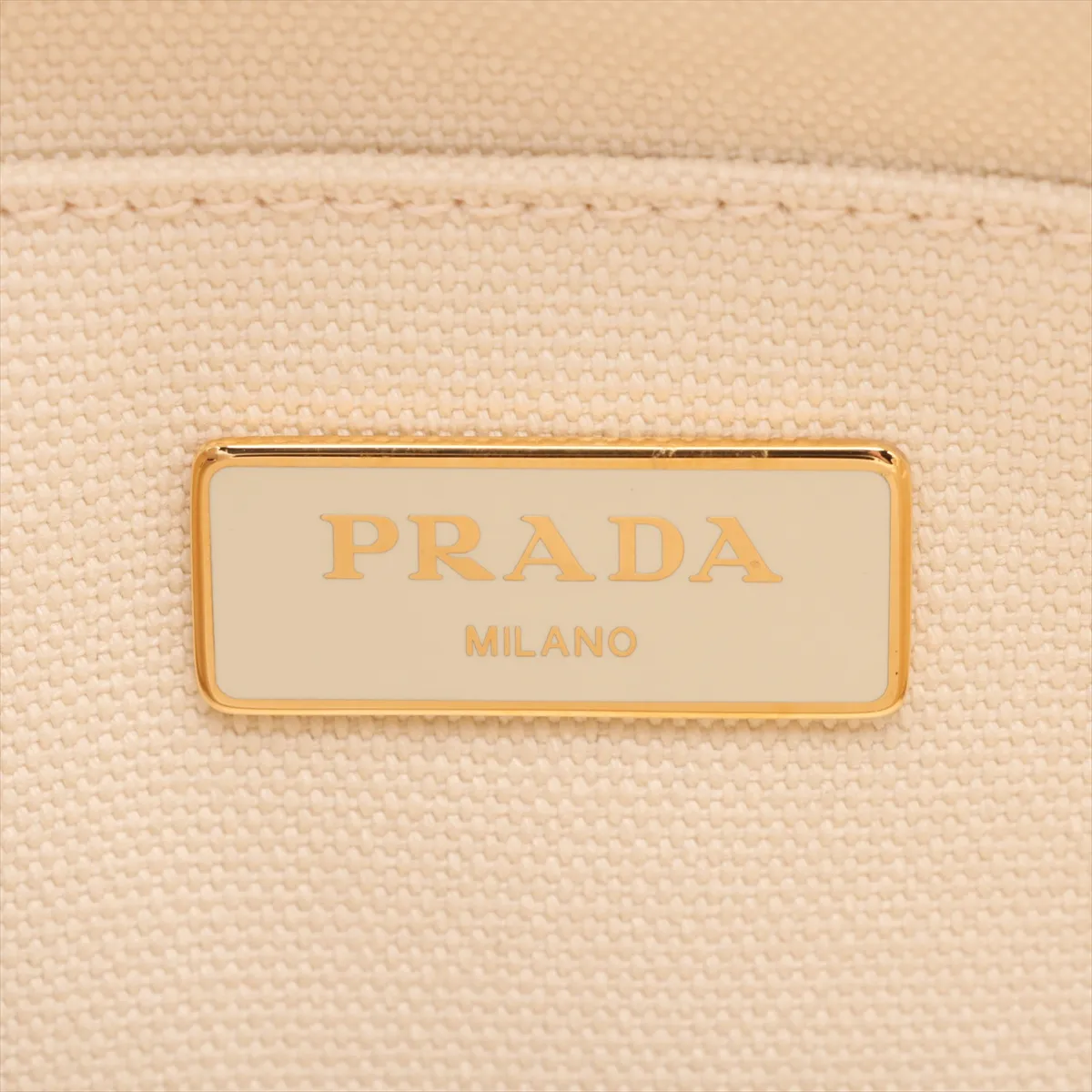 Canapa Canvas x Leather 2WAY Handbag White 1BG439 — view 13