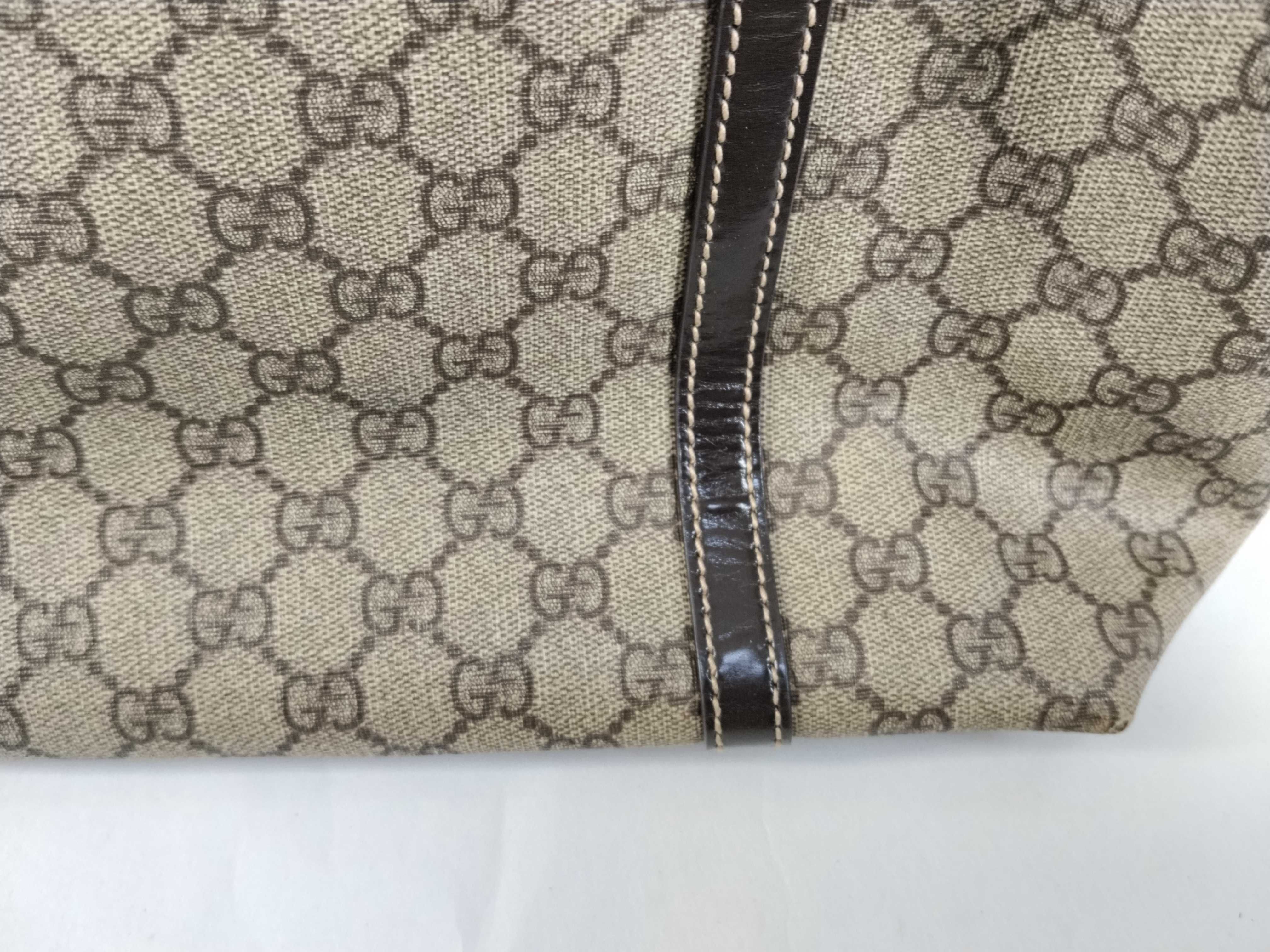 GG Supreme Tote Bag, PVC, Beige, 197953 524947 — view 13