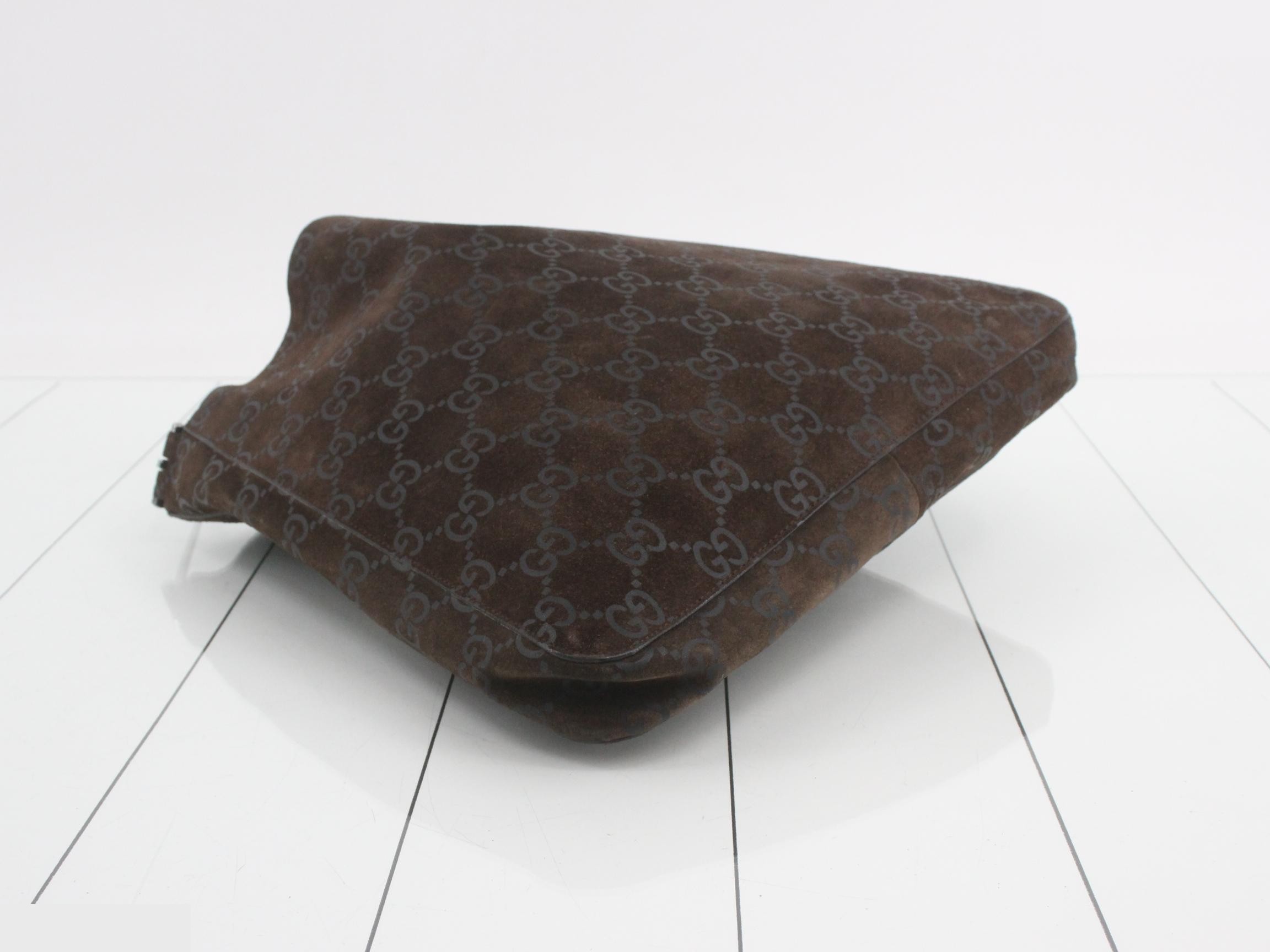 GG Suede Horsebit Shoulder Bag — view 5