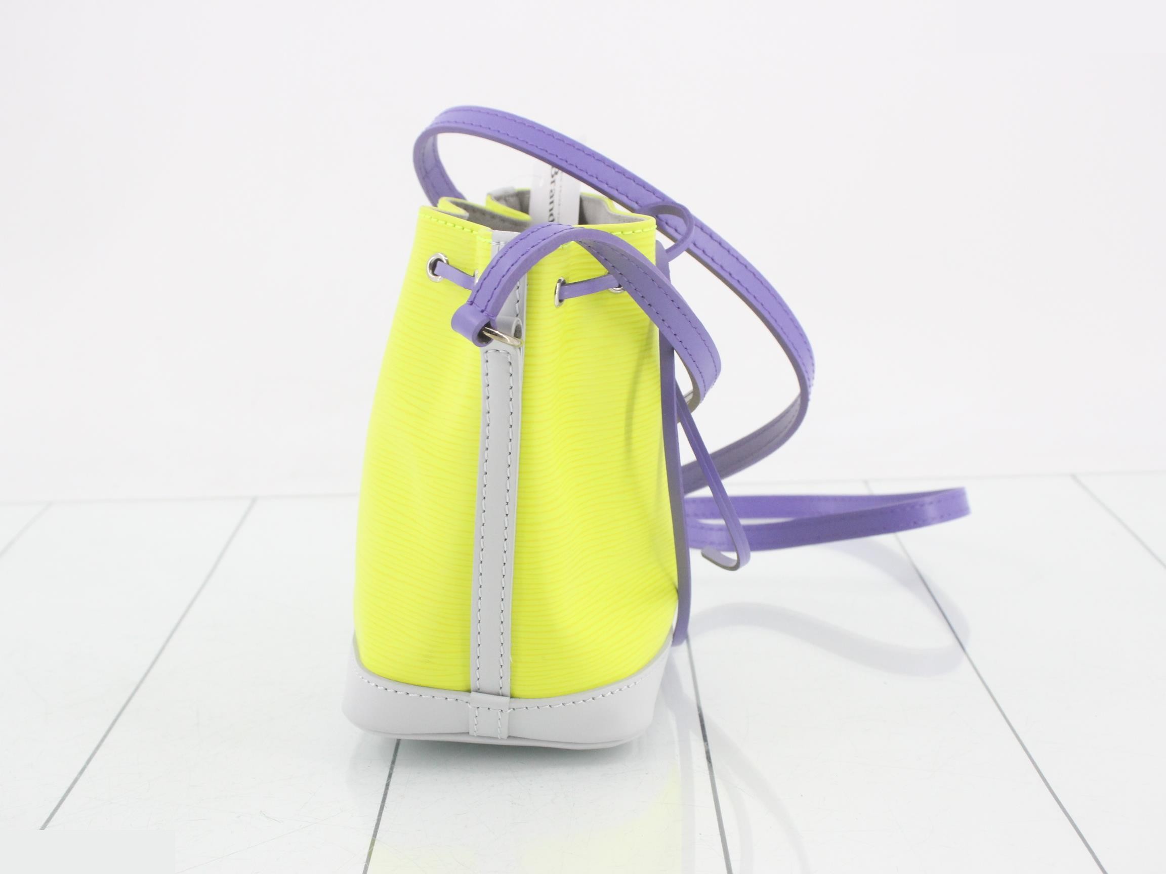 Epi Nanonoe Yellow Shoulder Bag — view 4
