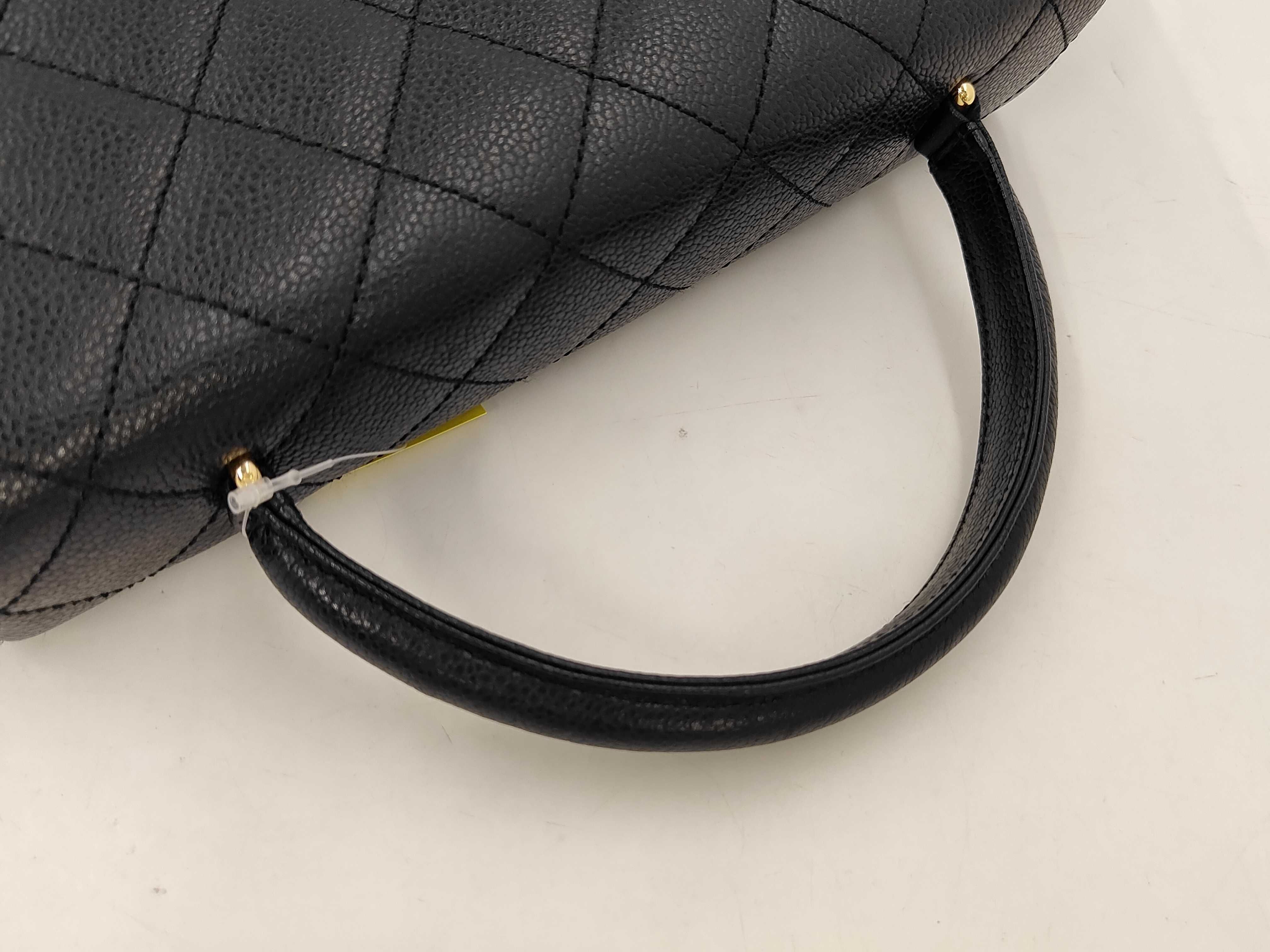Caviar Skin Top Handle Handbag — view 3