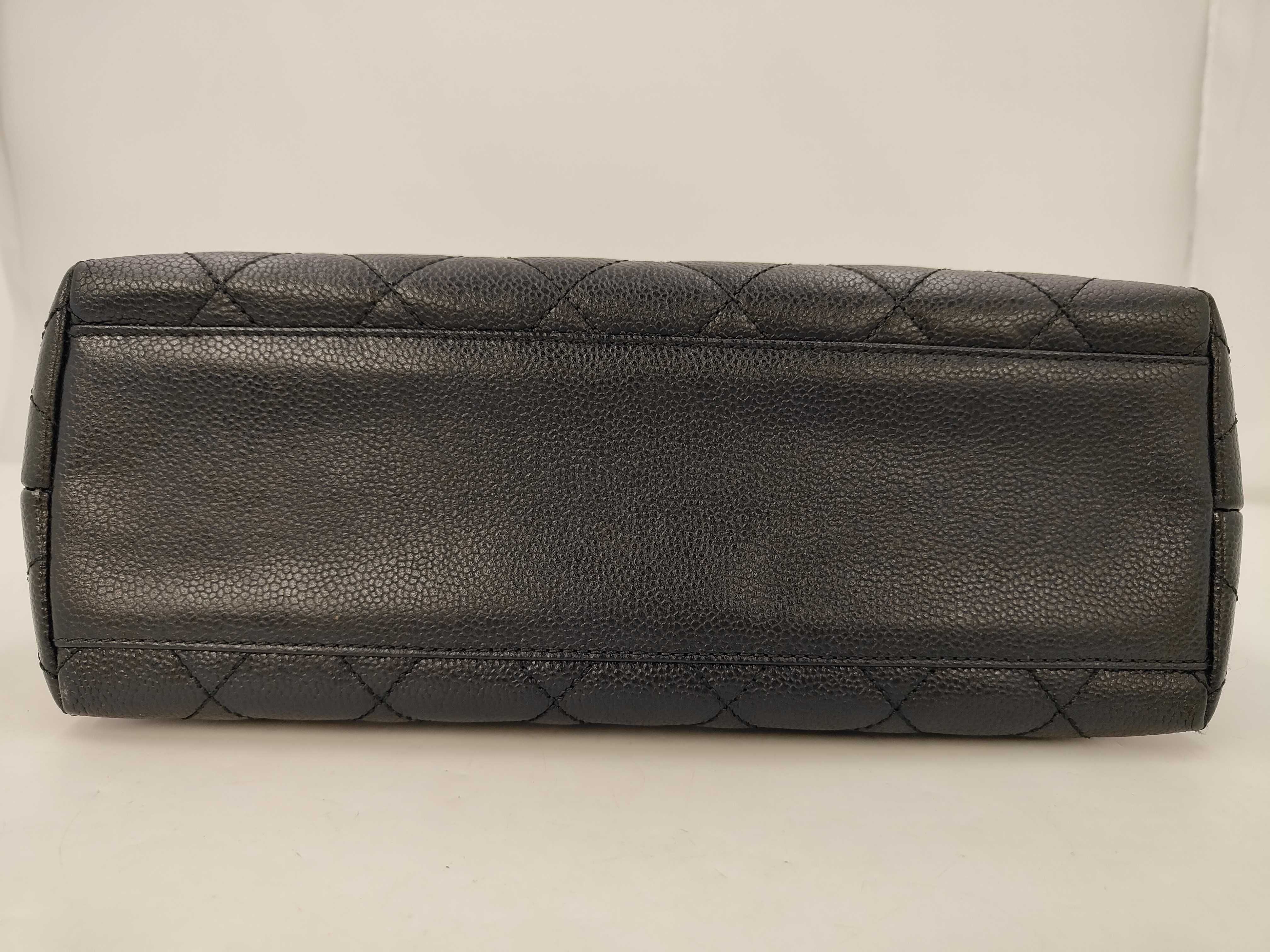Caviar Skin Top Handle Handbag — view 6