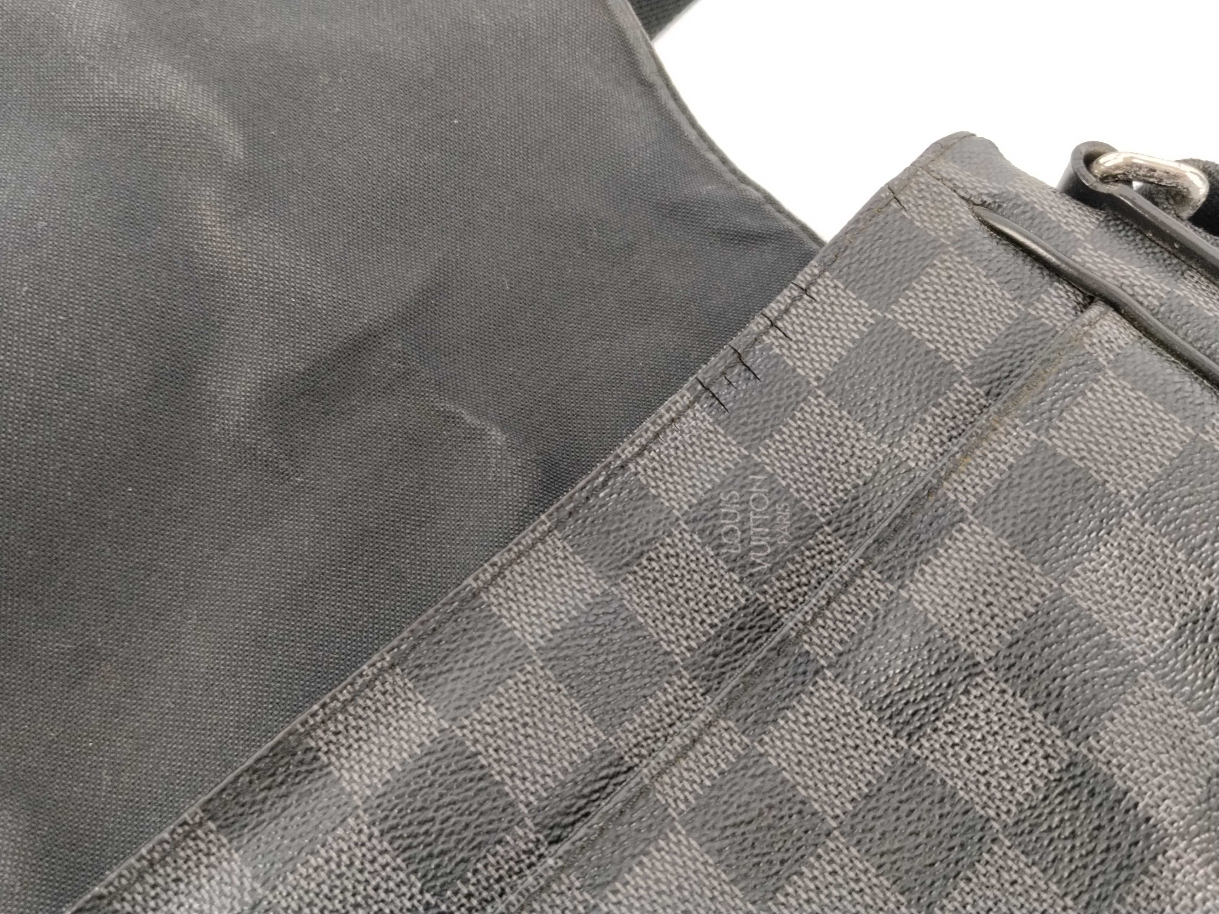 Damier Graphite District Shoulder Bag — view 12