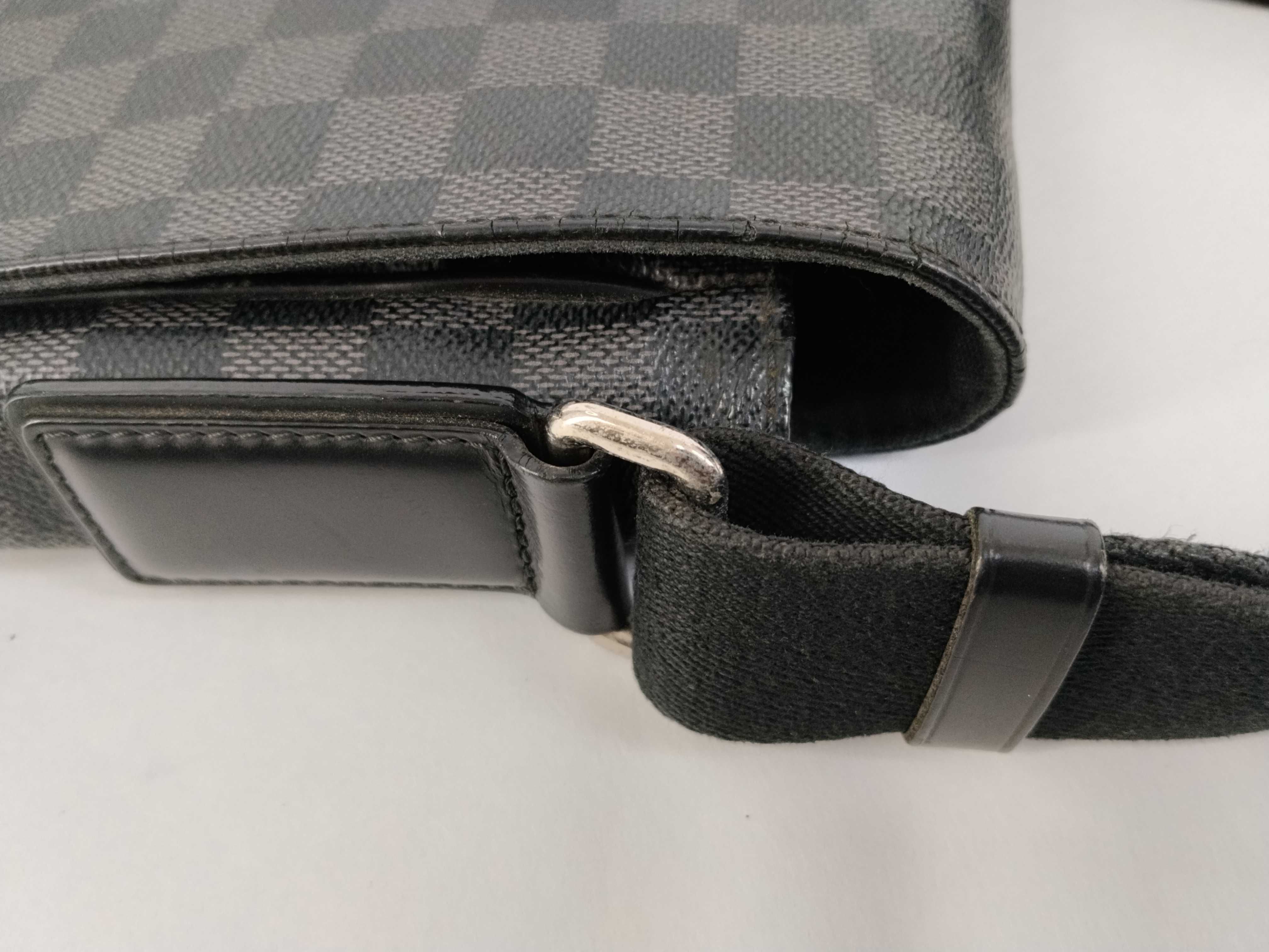 Damier Graphite District Shoulder Bag — view 5