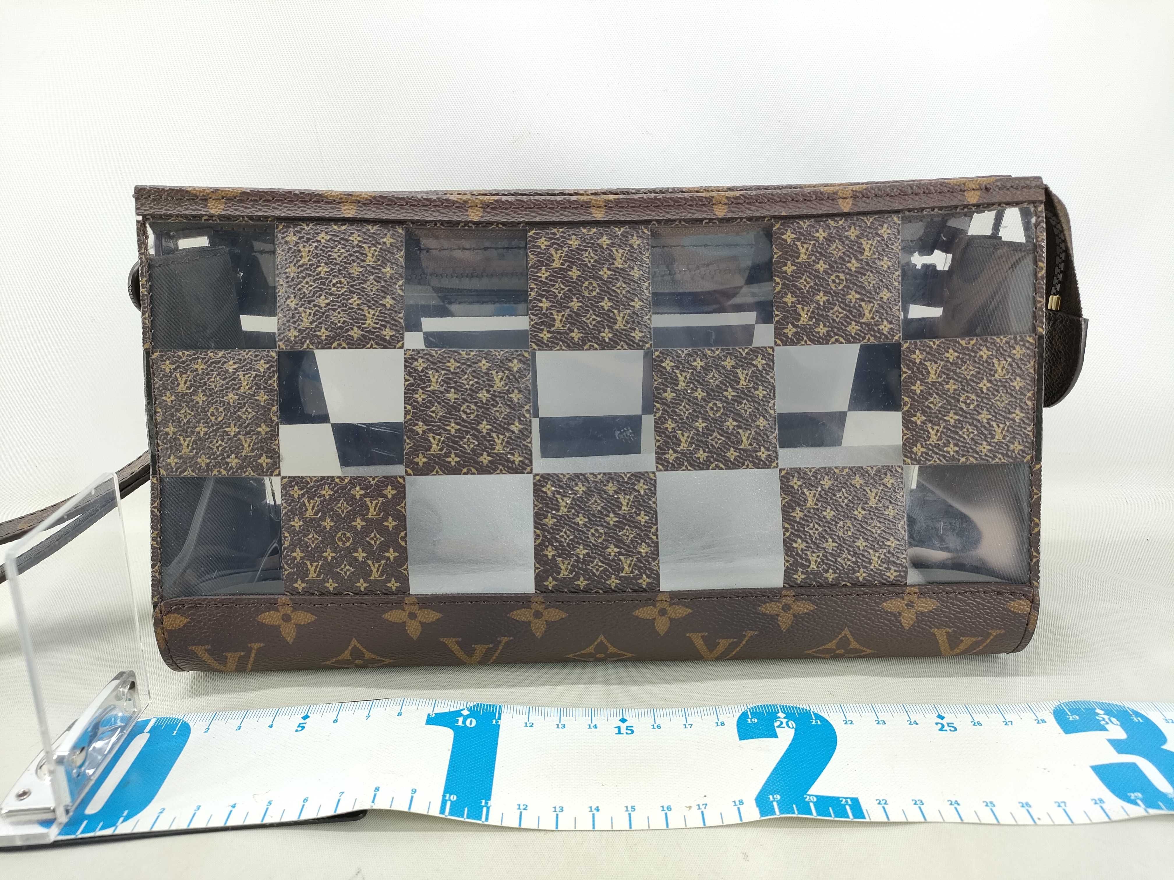 Monogram Louis Vuitton Monogram Chess Standard Pouch Clutch Bag — view 2