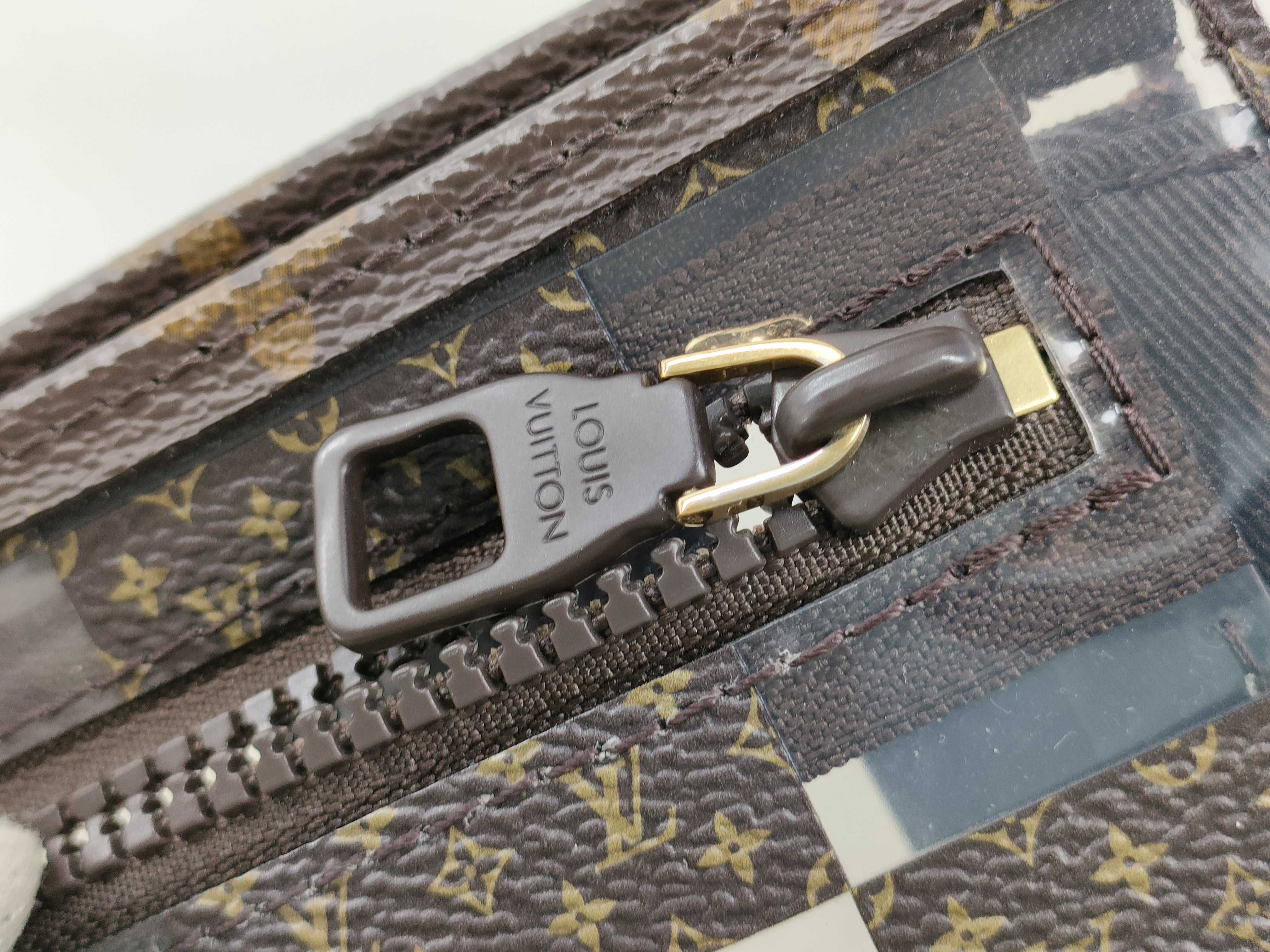 Monogram Louis Vuitton Monogram Chess Standard Pouch Clutch Bag — view 15