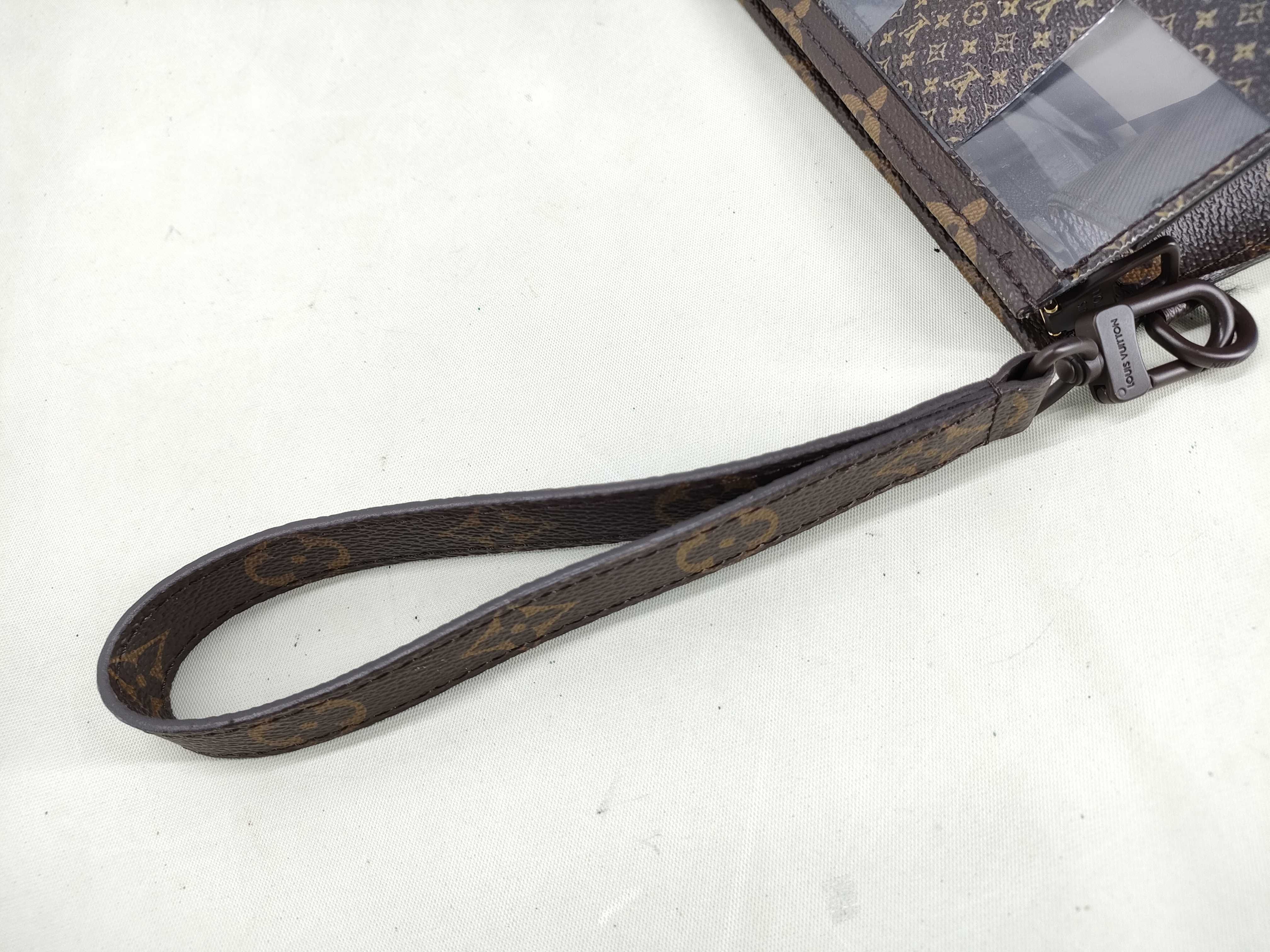 Monogram Louis Vuitton Monogram Chess Standard Pouch Clutch Bag — view 5