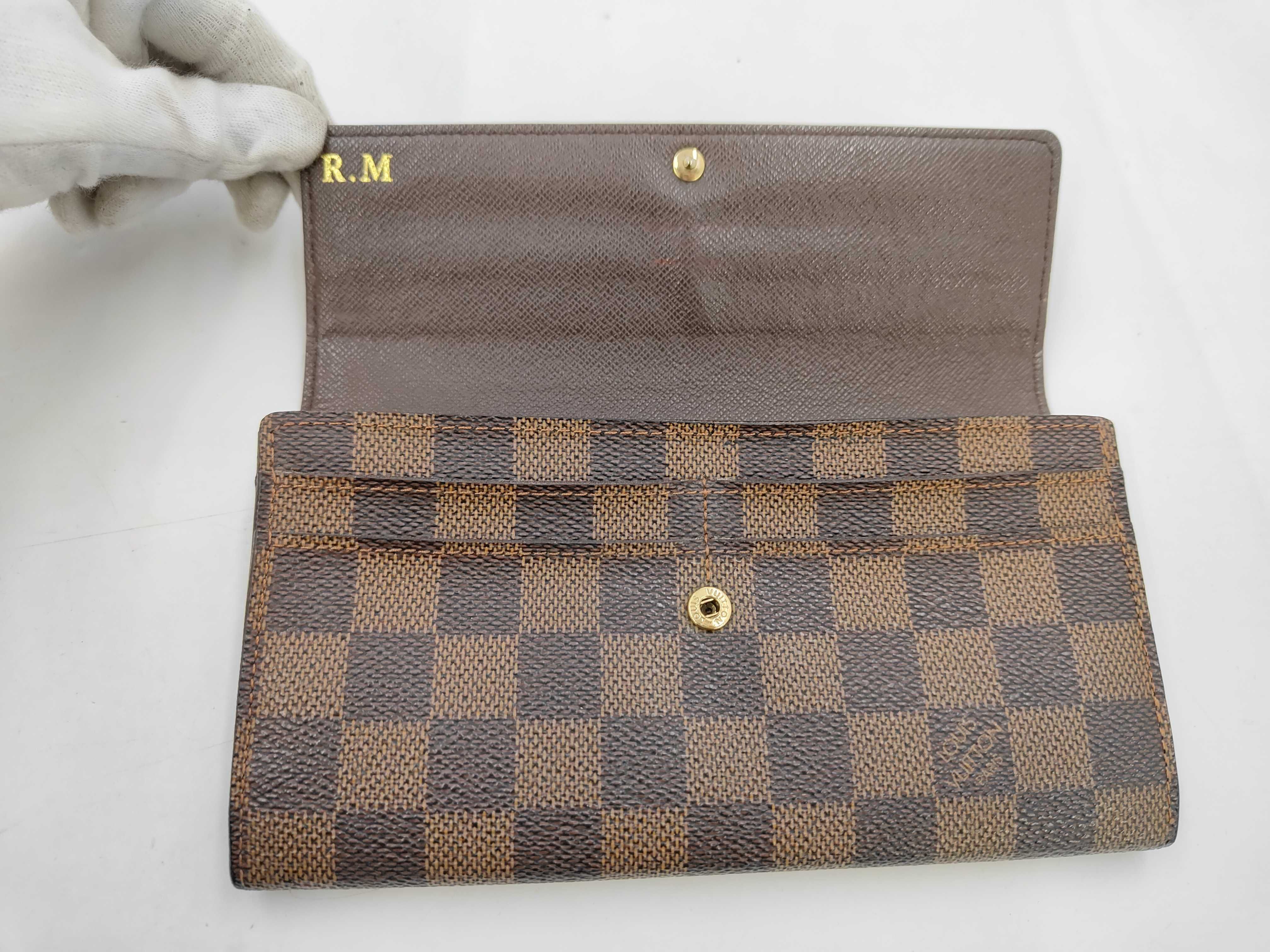Portefeuille Sarah Damier Long Wallet with Initials CA1009 Wallet — view 4