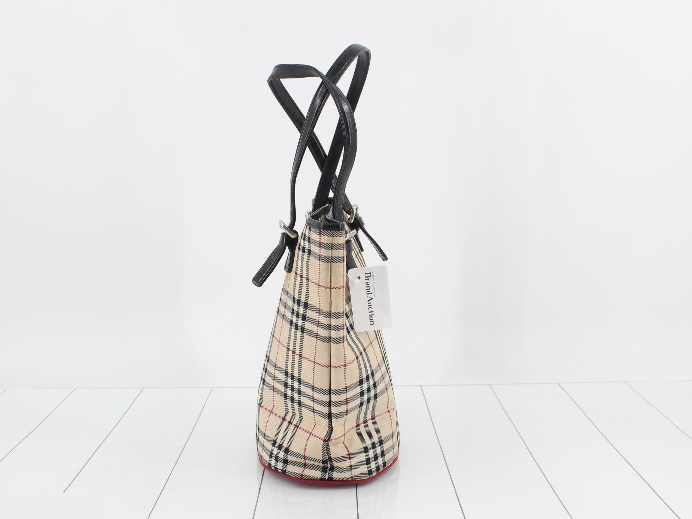 Blue Label Nova Check Bucket Tote Bag — view 3