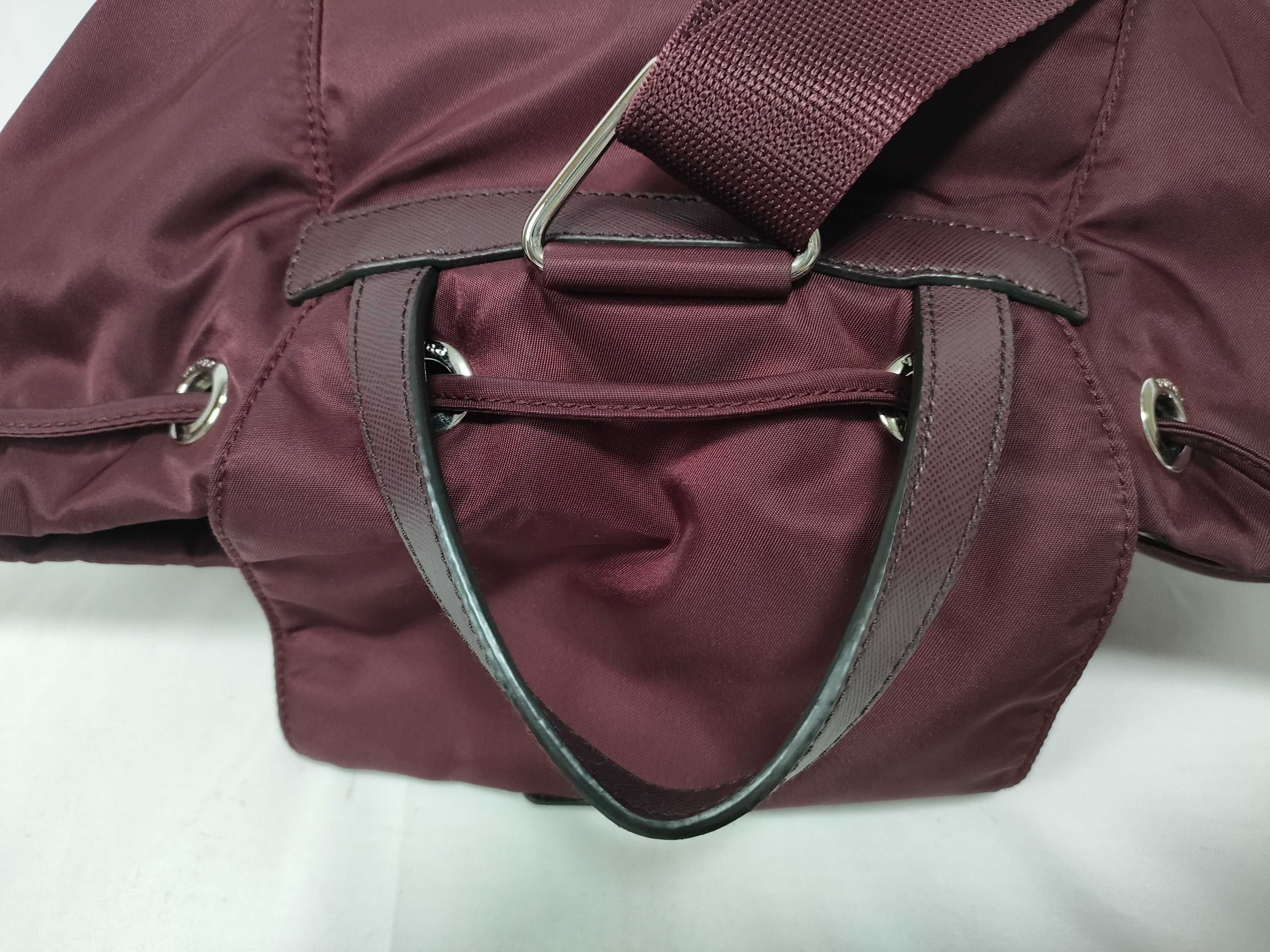 (Prada) Current Model Saffiano Nylon Backpack — view 11
