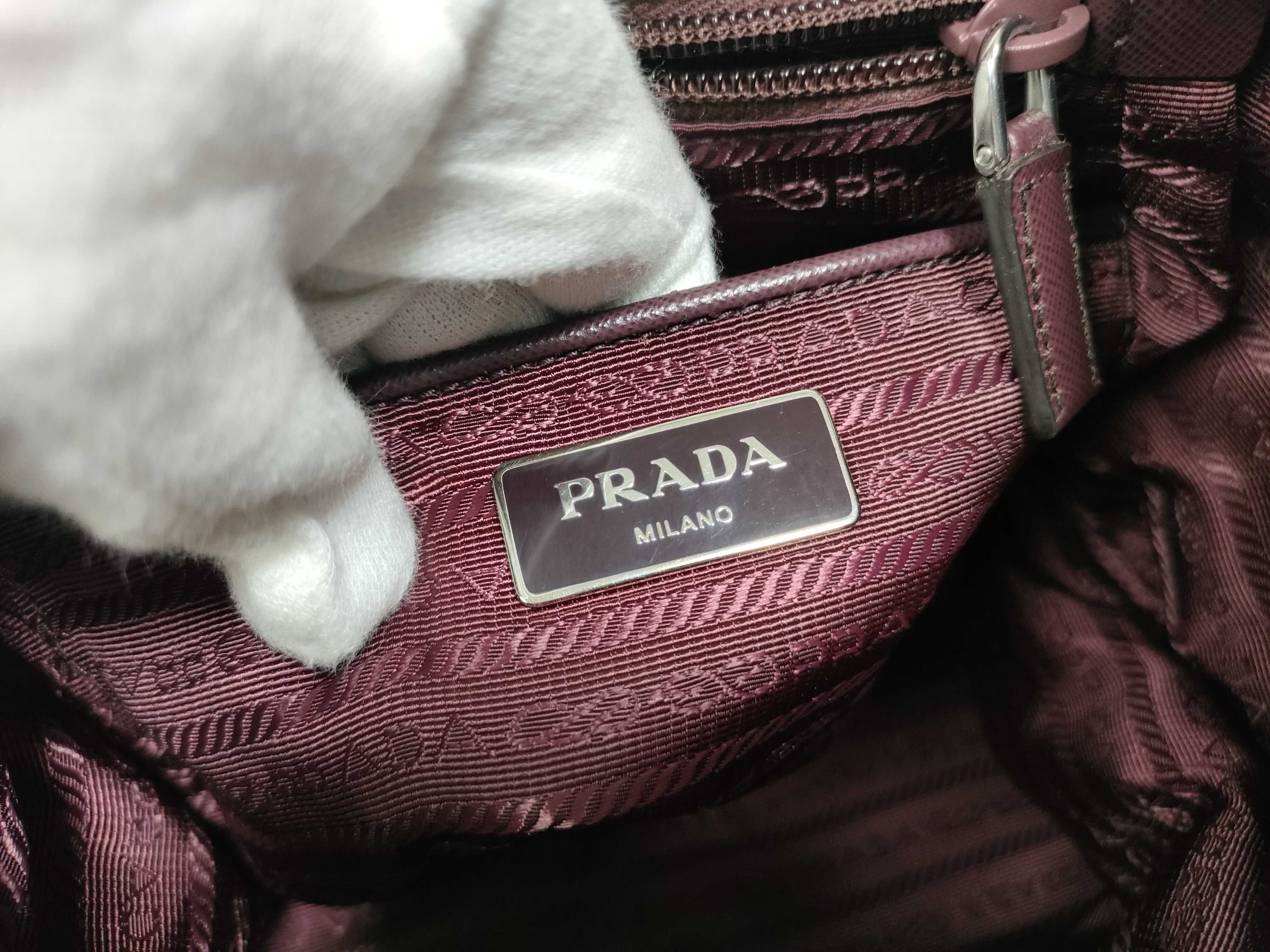 (Prada) Current Model Saffiano Nylon Backpack — view 15