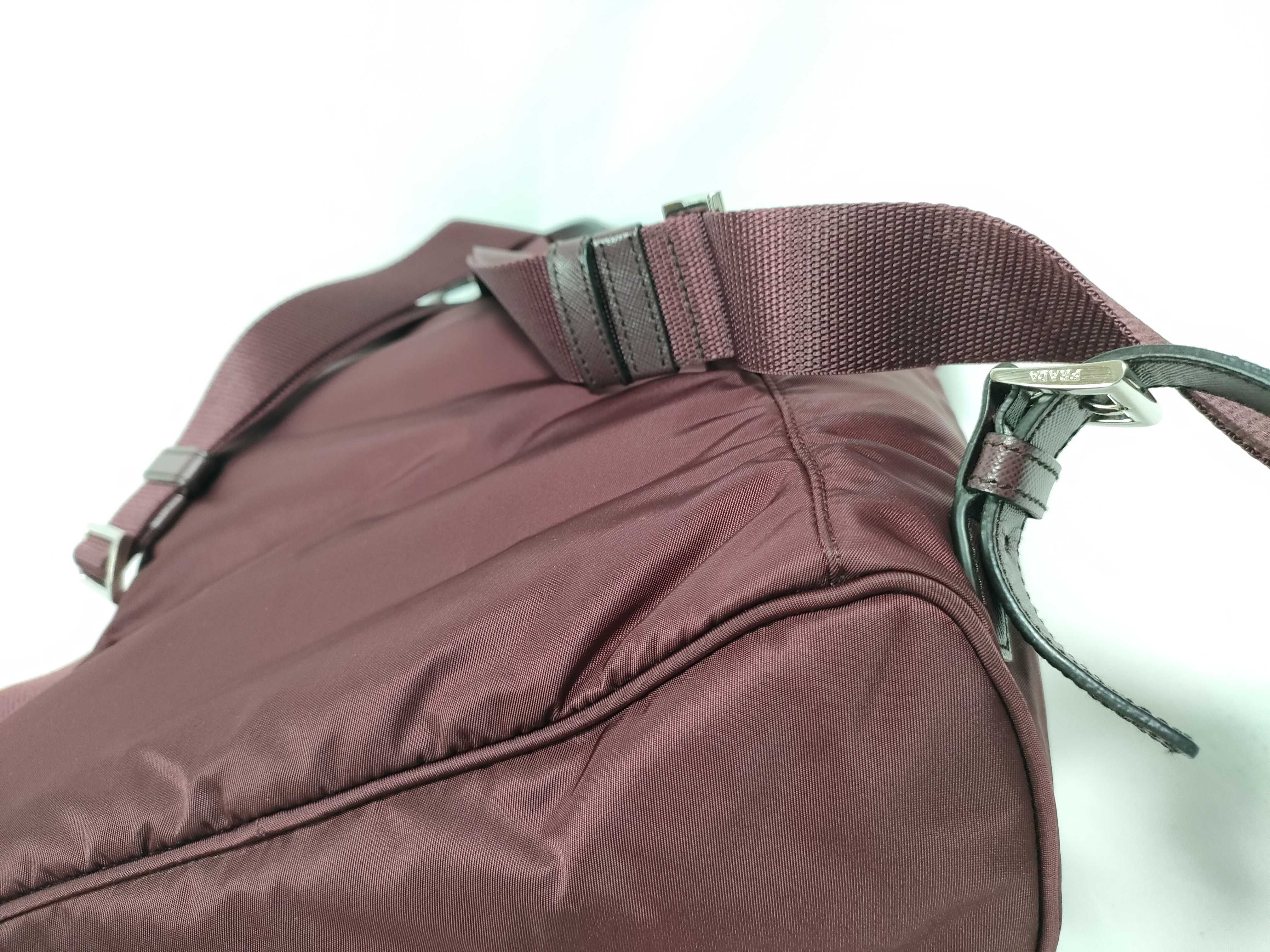 (Prada) Current Model Saffiano Nylon Backpack — view 4